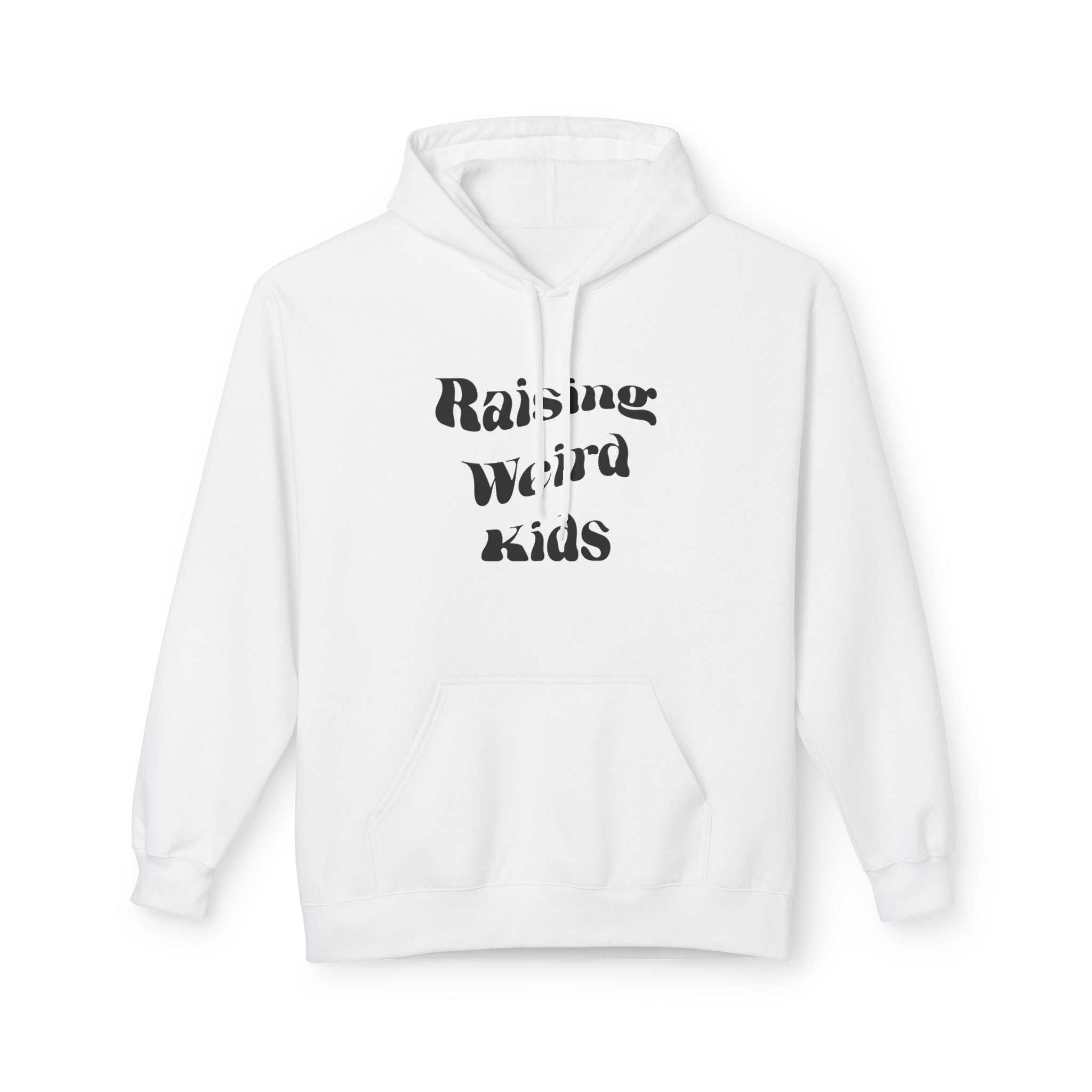 Dad Fleece Hoodie - Raising Weird Kids | Hoodie by atgodanddesigns