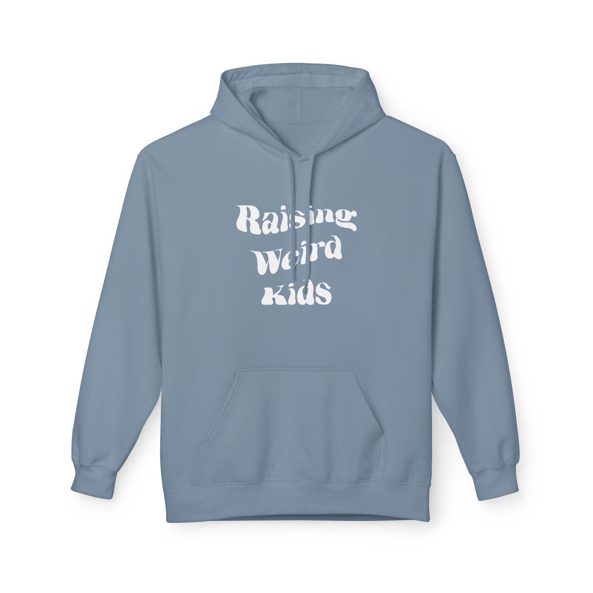 Dad Fleece Hoodie - Raising Weird Kids | Hoodie by atgodanddesigns