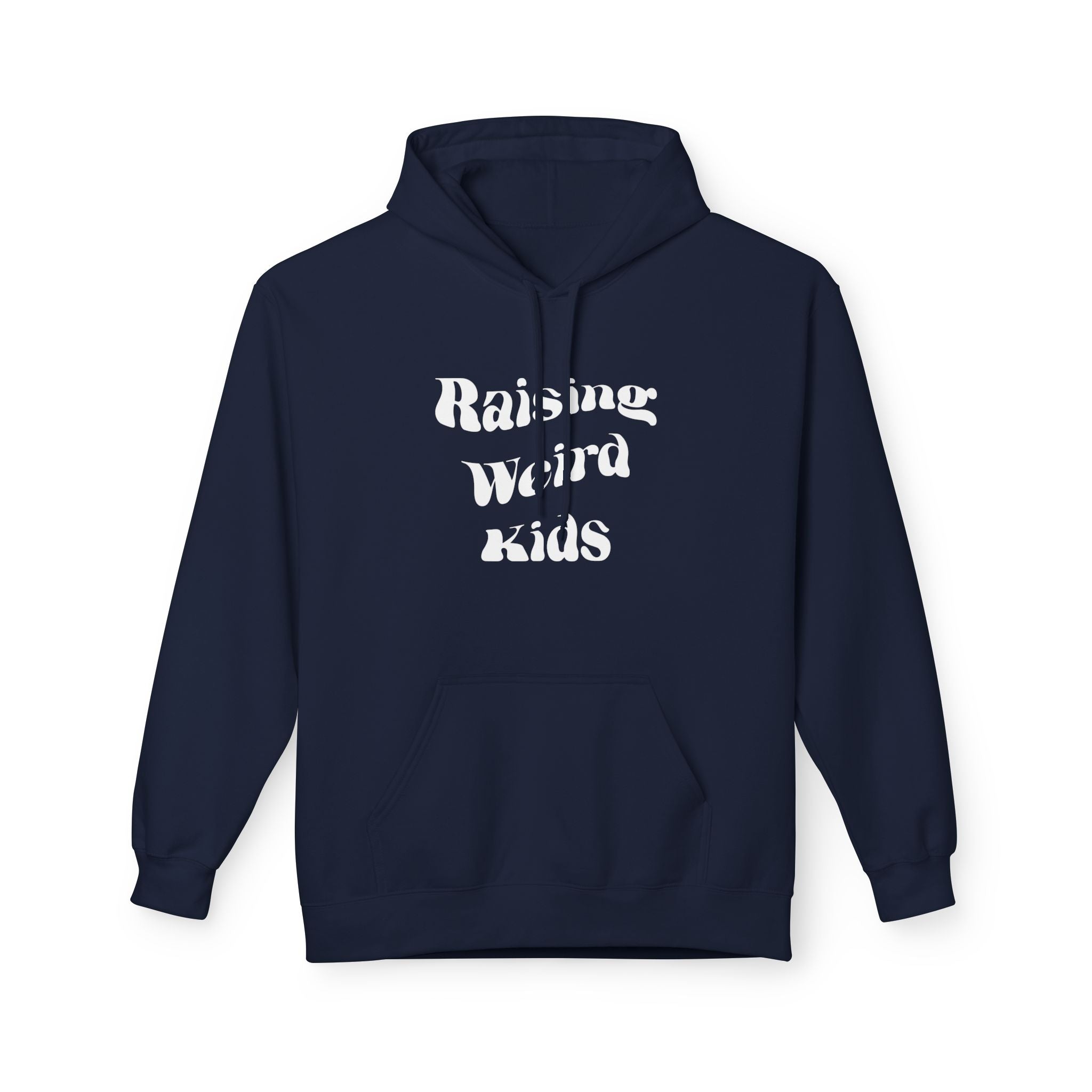 Dad Fleece Hoodie - Raising Weird Kids | Hoodie by atgodanddesigns