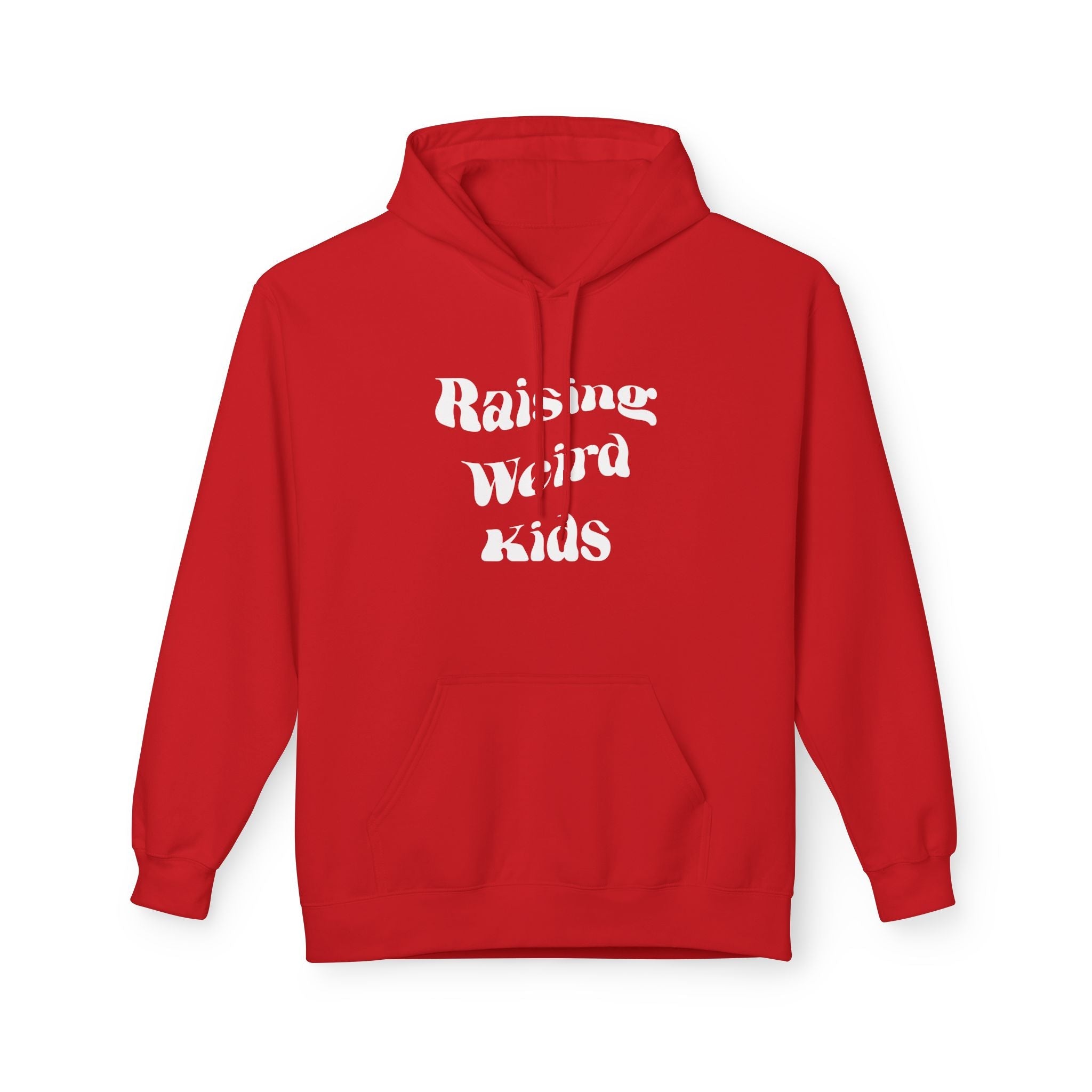 Dad Fleece Hoodie - Raising Weird Kids | Hoodie by atgodanddesigns