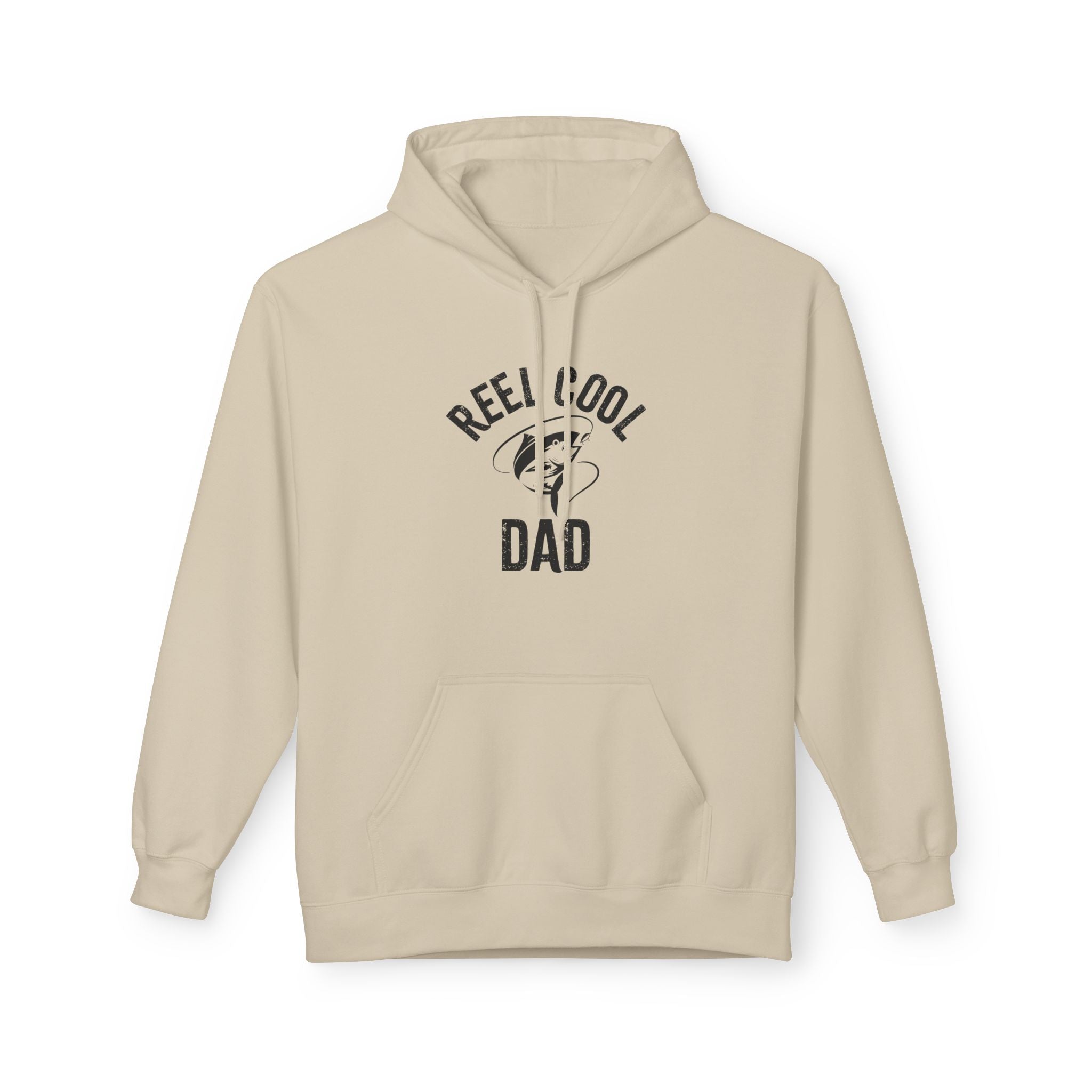 Dad Fleece Hoodie - Reel Cool Dad | Hoodie by atgodanddesigns