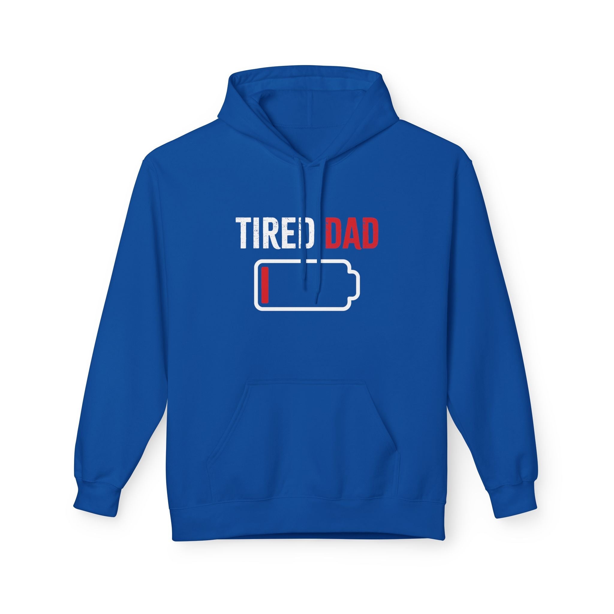Dad Fleece Hoodie - Tired Dad | Hoodie by atgodanddesigns