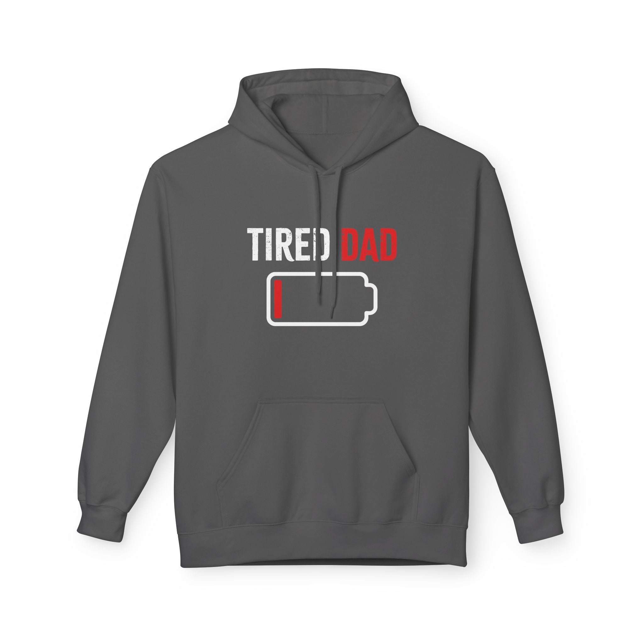 Dad Fleece Hoodie - Tired Dad | Hoodie by atgodanddesigns