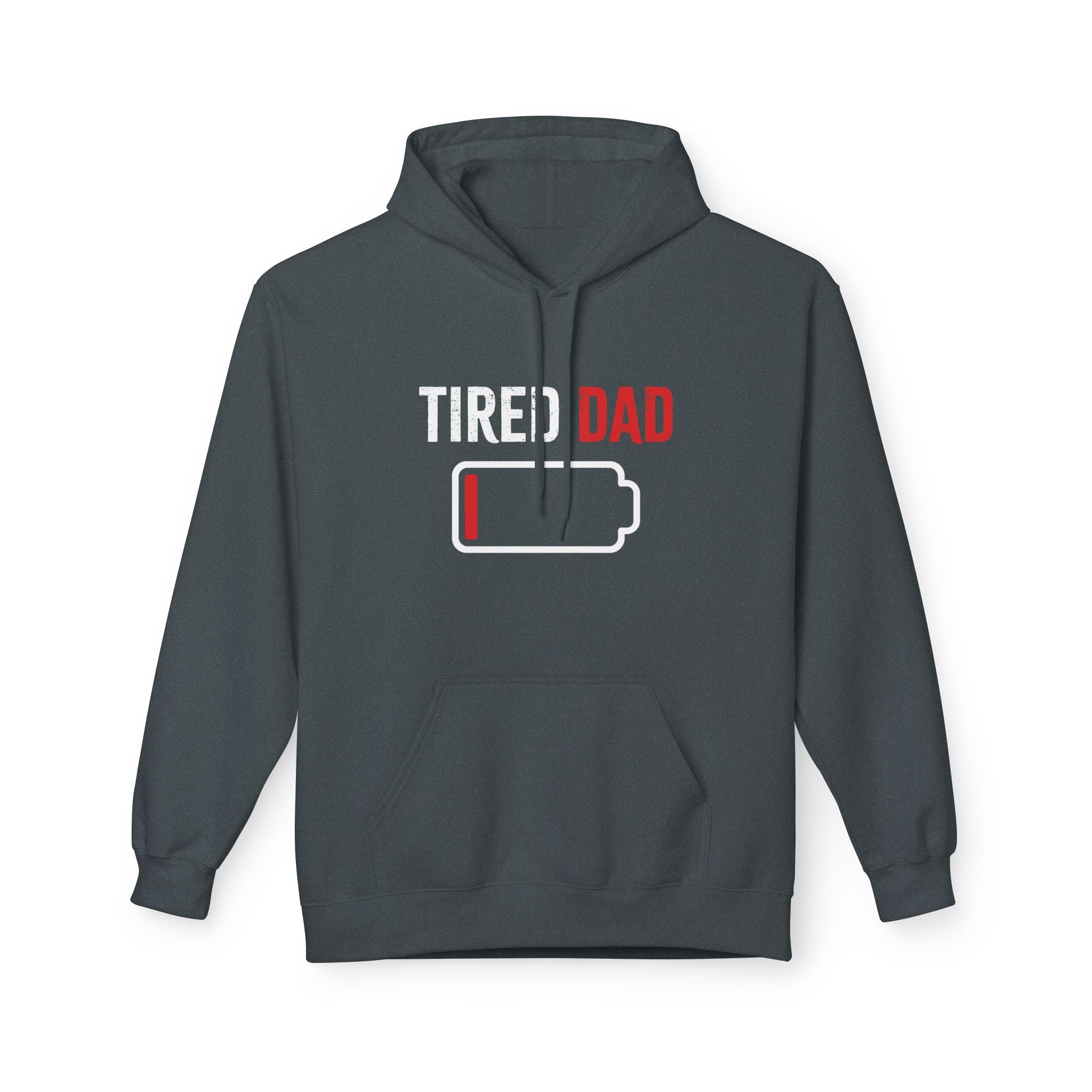 Dad Fleece Hoodie - Tired Dad | Hoodie by atgodanddesigns