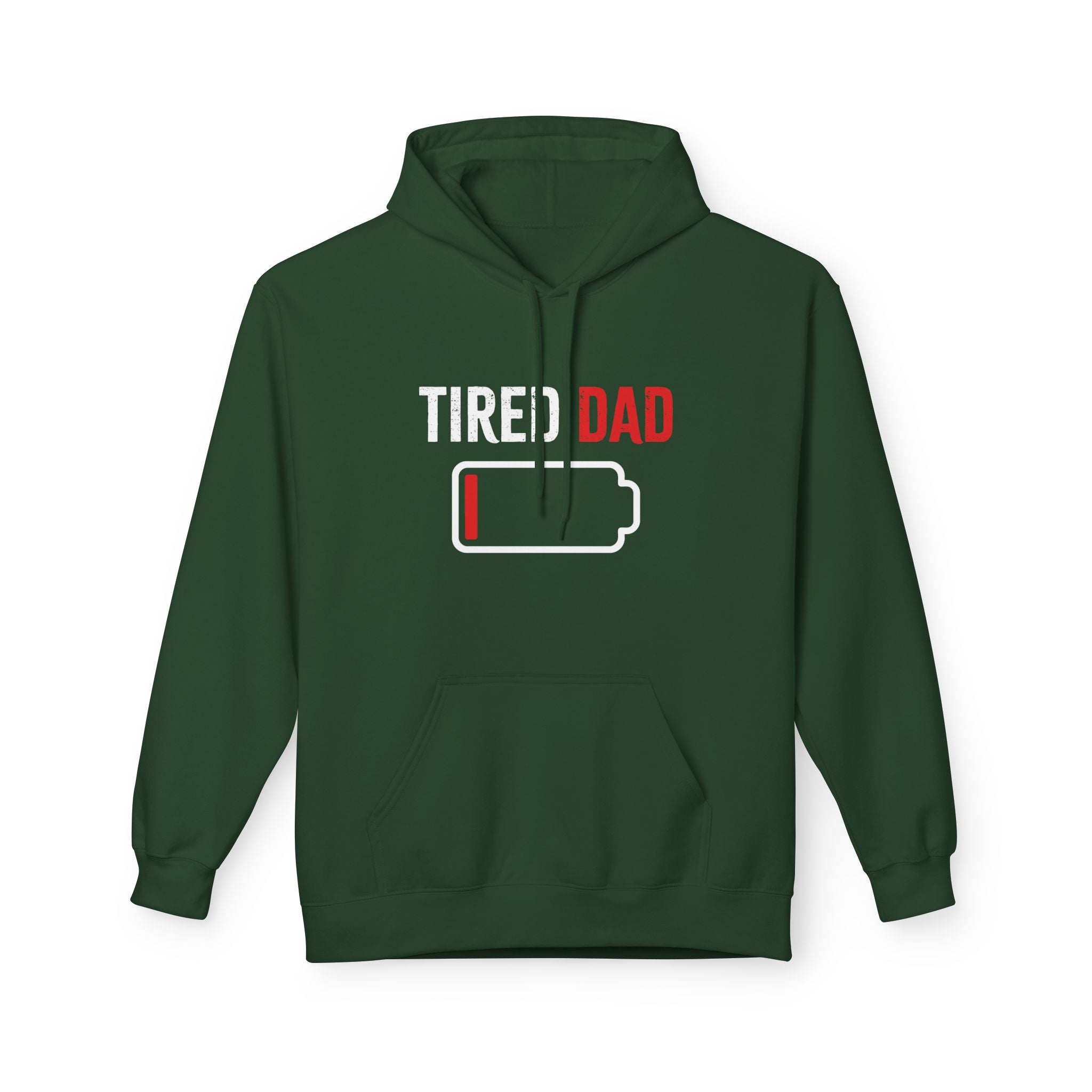 Dad Fleece Hoodie - Tired Dad | Hoodie by atgodanddesigns