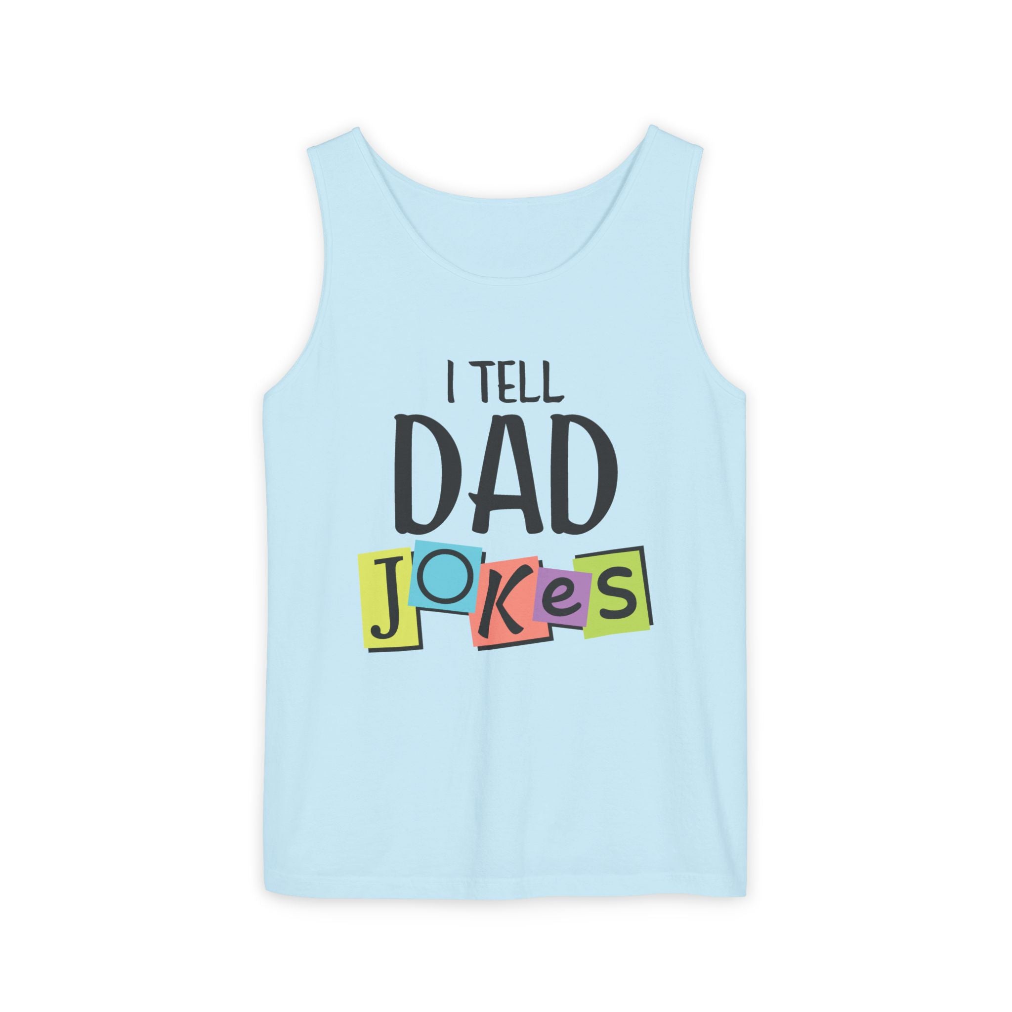 Dad Graphic Garment - Dyed Tank Top | Tank Top by atgodanddesigns