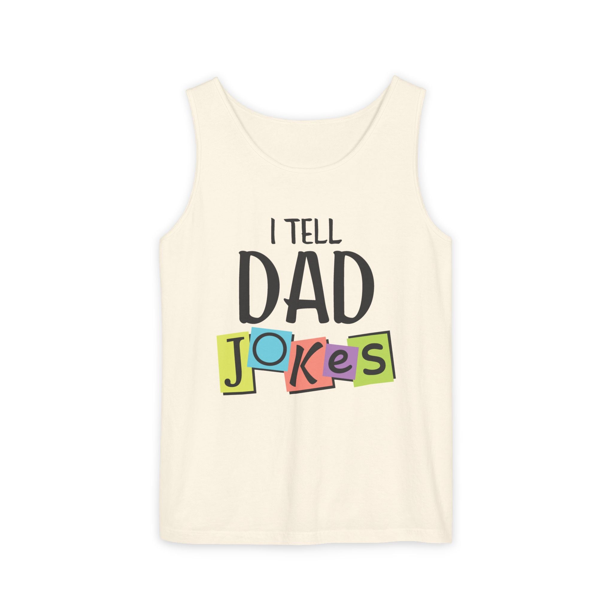 Dad Graphic Garment - Dyed Tank Top | Tank Top by atgodanddesigns