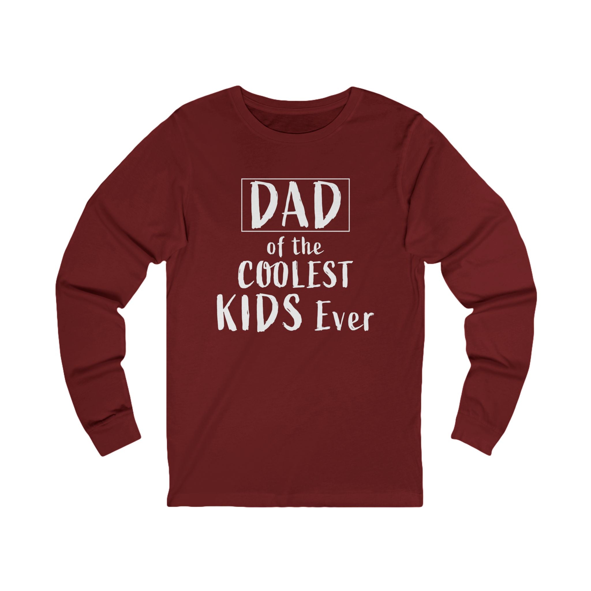 Dad Graphic Long Sleeve - Dad Of The Coolest Kids Ever | Long - sleeve by atgodanddesigns