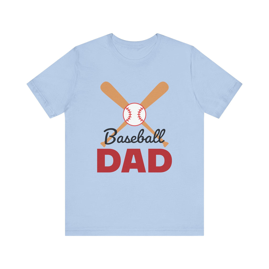 Dad Graphic T-Shirt - " Baseball dad" | T-Shirt by atgodanddesigns