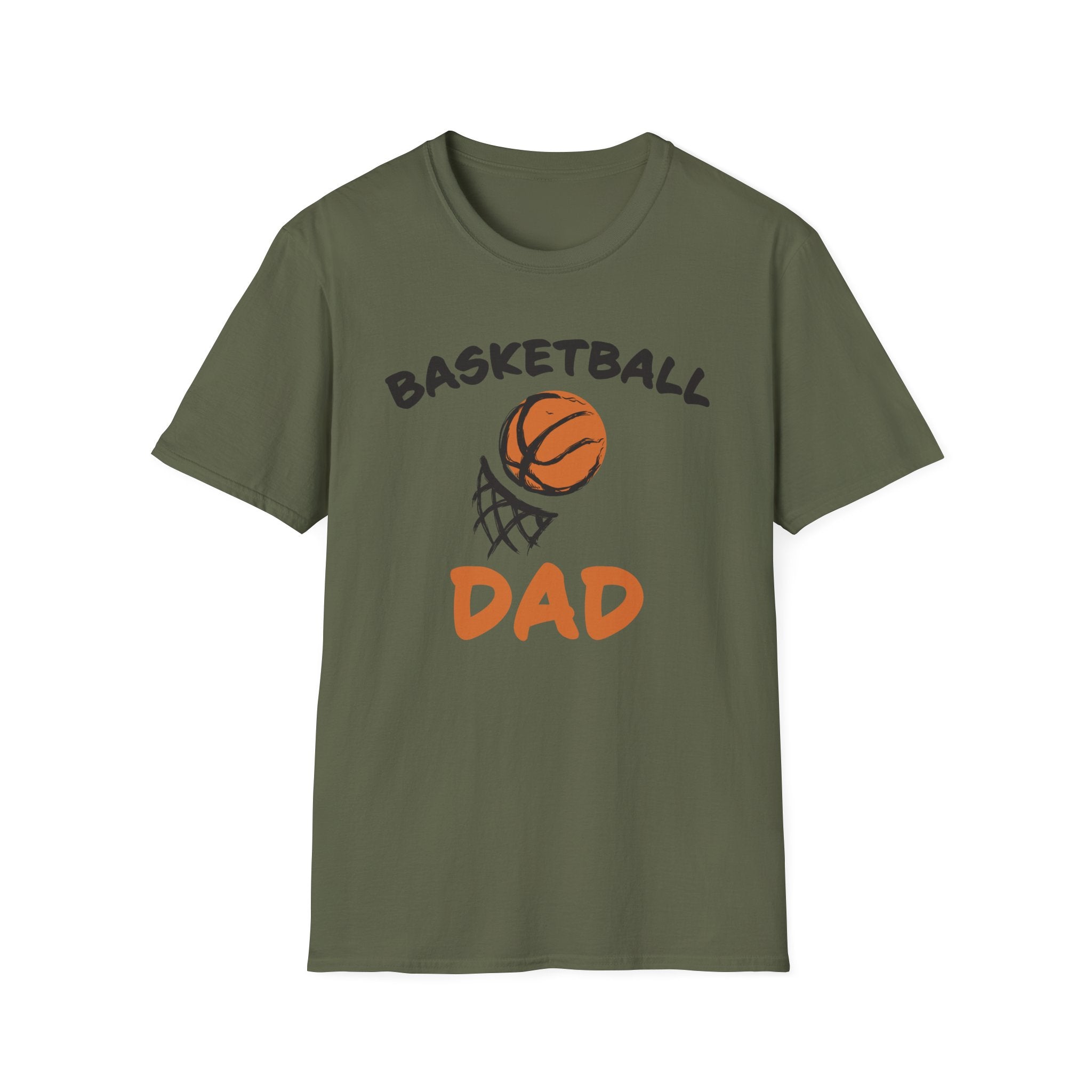 Dad Graphic T-Shirt - " Basketball Dad" | T-Shirt by atgodanddesigns