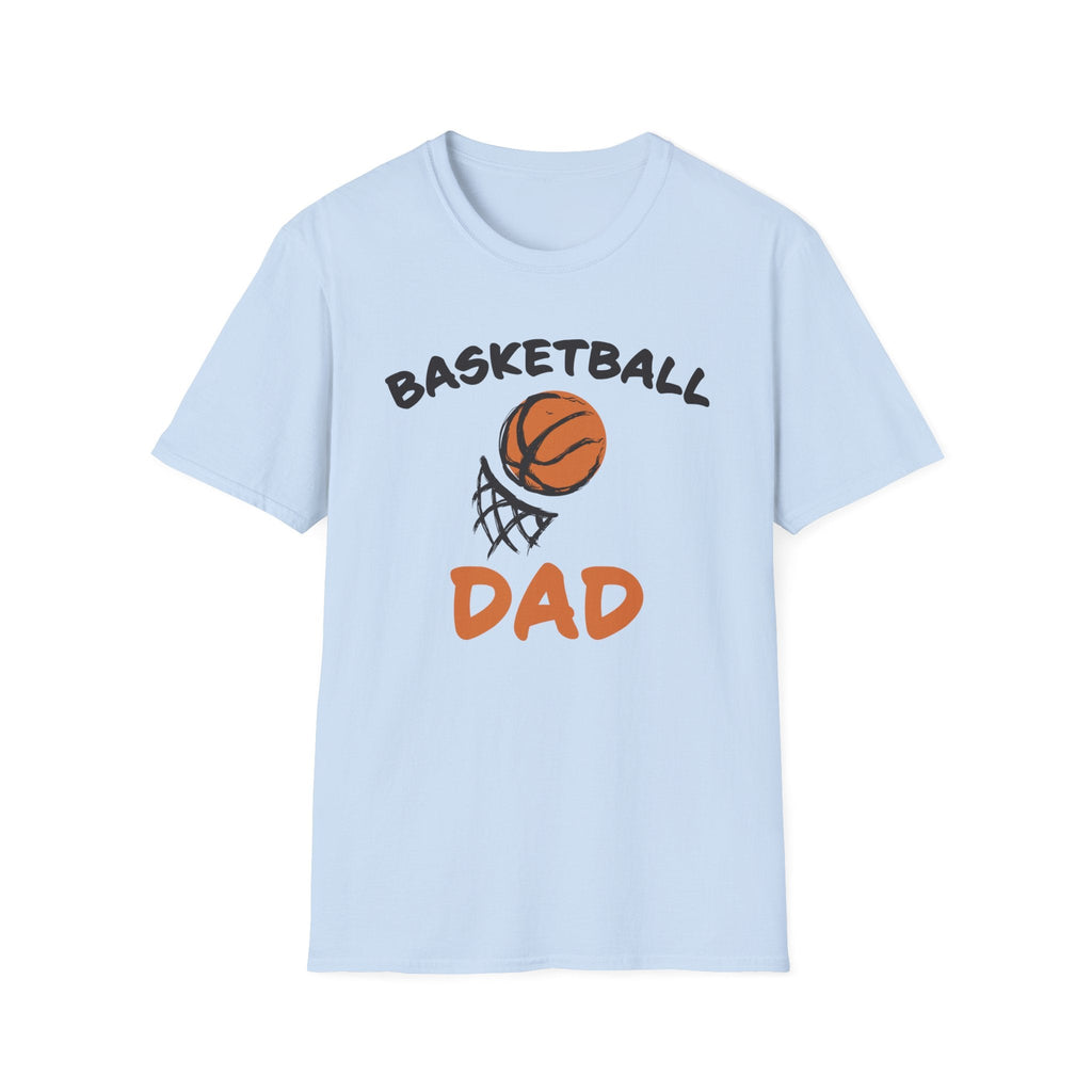 Dad Graphic T-Shirt - " Basketball Dad" | T-Shirt by atgodanddesigns