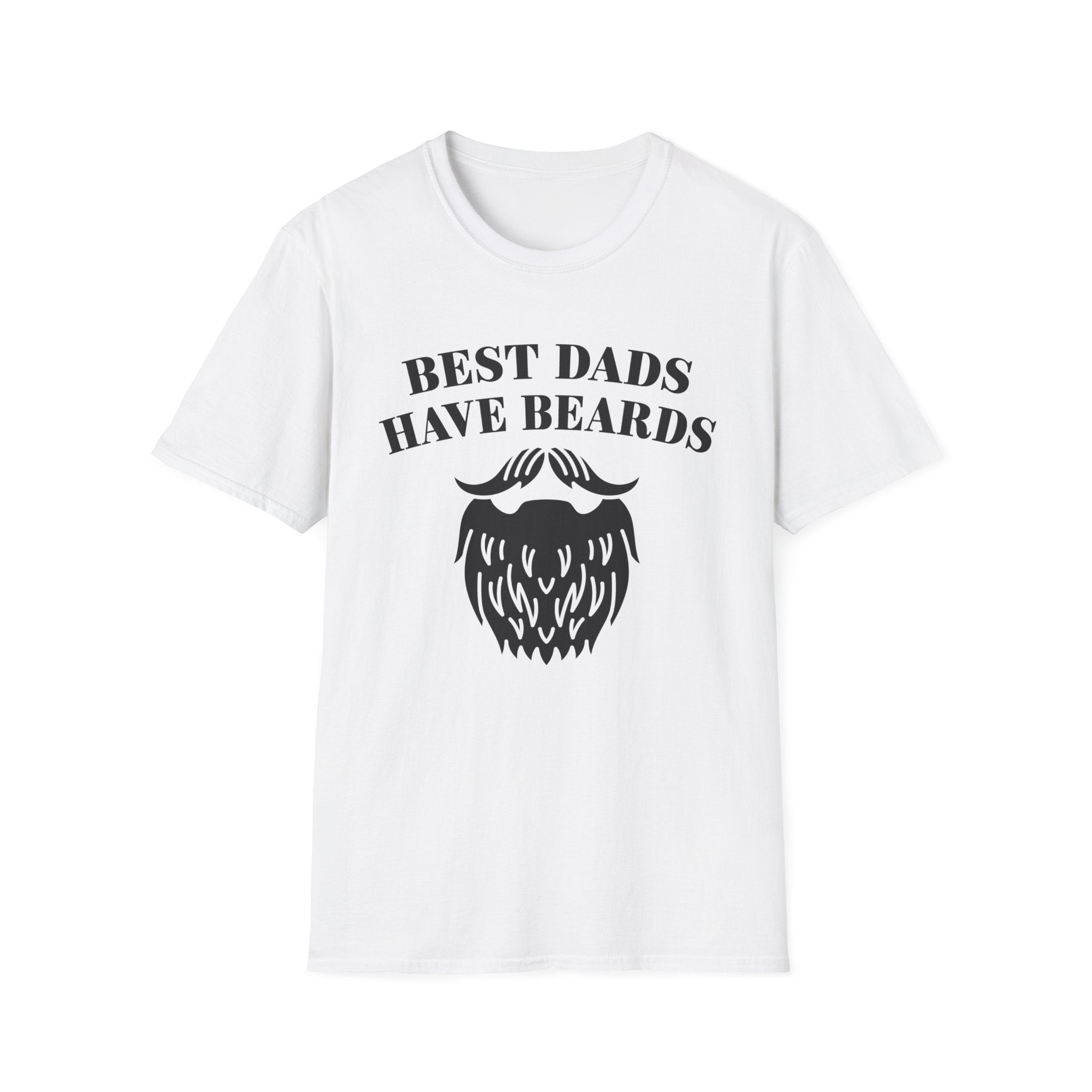 Dad Graphic T-Shirt - "Best Dads Have Beards" | T-Shirt by atgodanddesigns