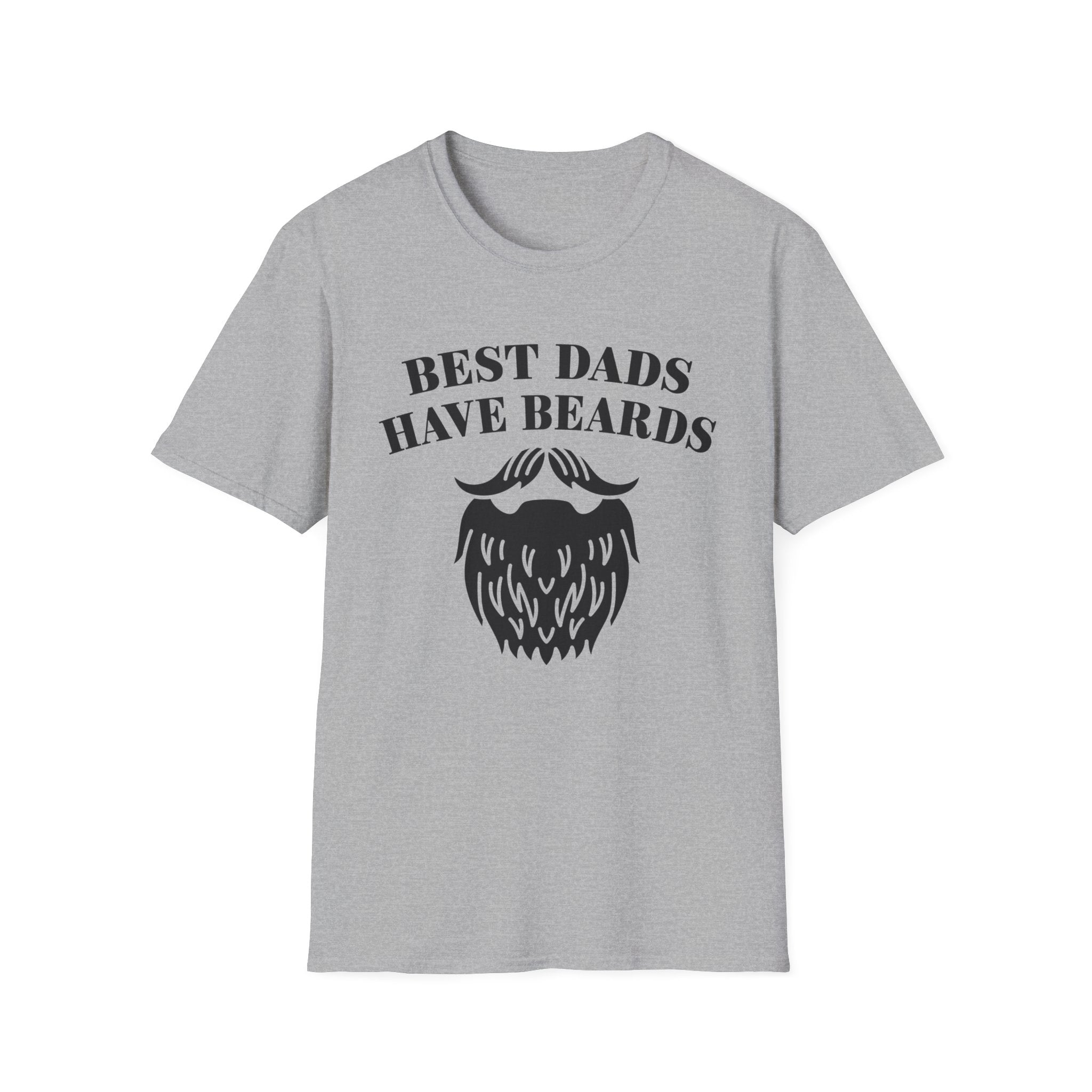 Dad Graphic T-Shirt - "Best Dads Have Beards" | T-Shirt by atgodanddesigns