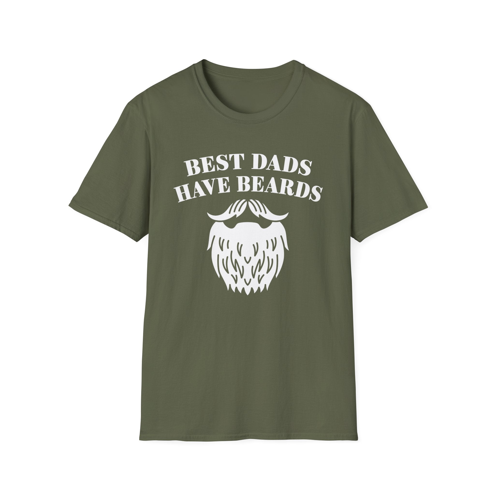 Dad Graphic T-Shirt - "Best Dads Have Beards" | T-Shirt by atgodanddesigns