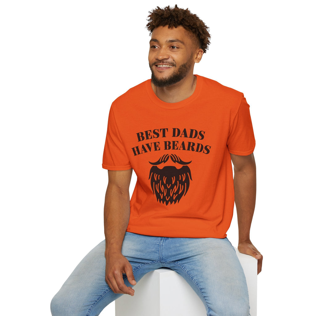 Dad Graphic T-Shirt - "Best Dads Have Beards" | T-Shirt by atgodanddesigns