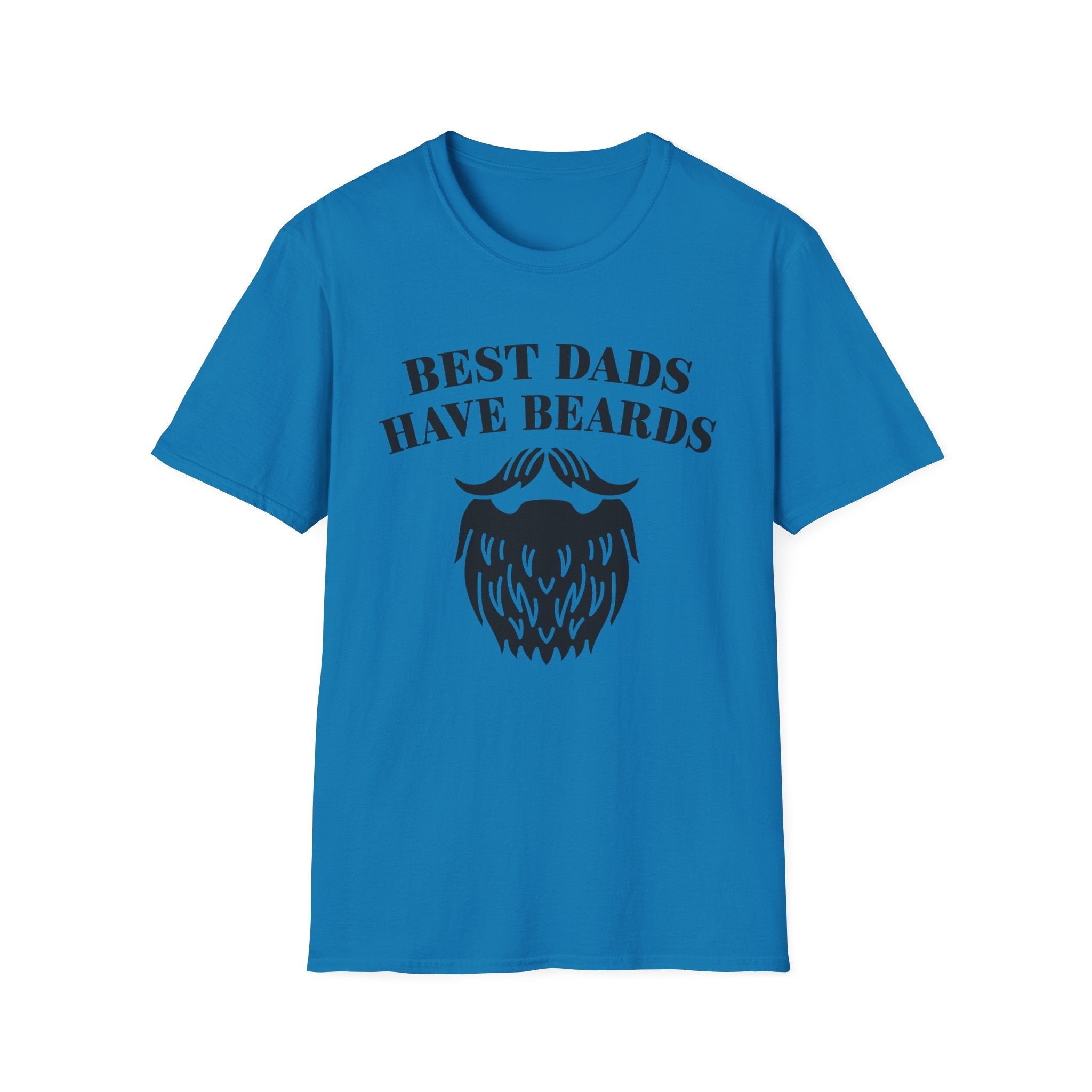 Dad Graphic T-Shirt - "Best Dads Have Beards" | T-Shirt by atgodanddesigns