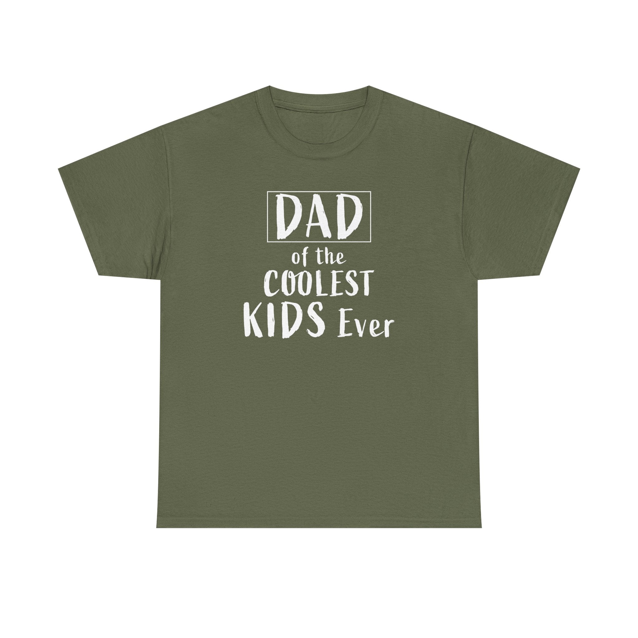 Dad Graphic T-Shirt - ' Dad Of the Coolest Kids Ever" | T-Shirt by atgodanddesigns