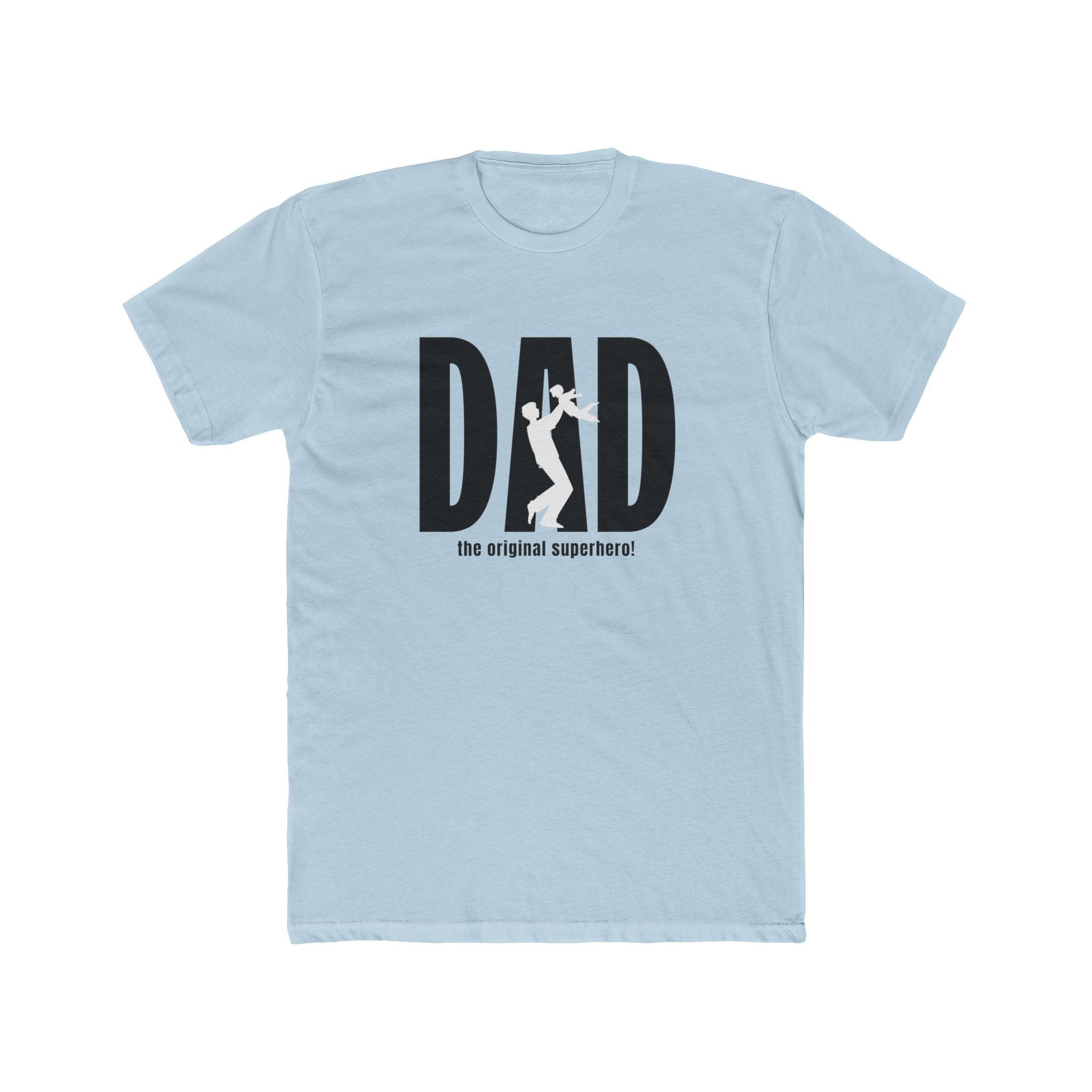 Dad Graphic T-Shirt - Dad The Original Super Hero | T-Shirt by atgodanddesigns