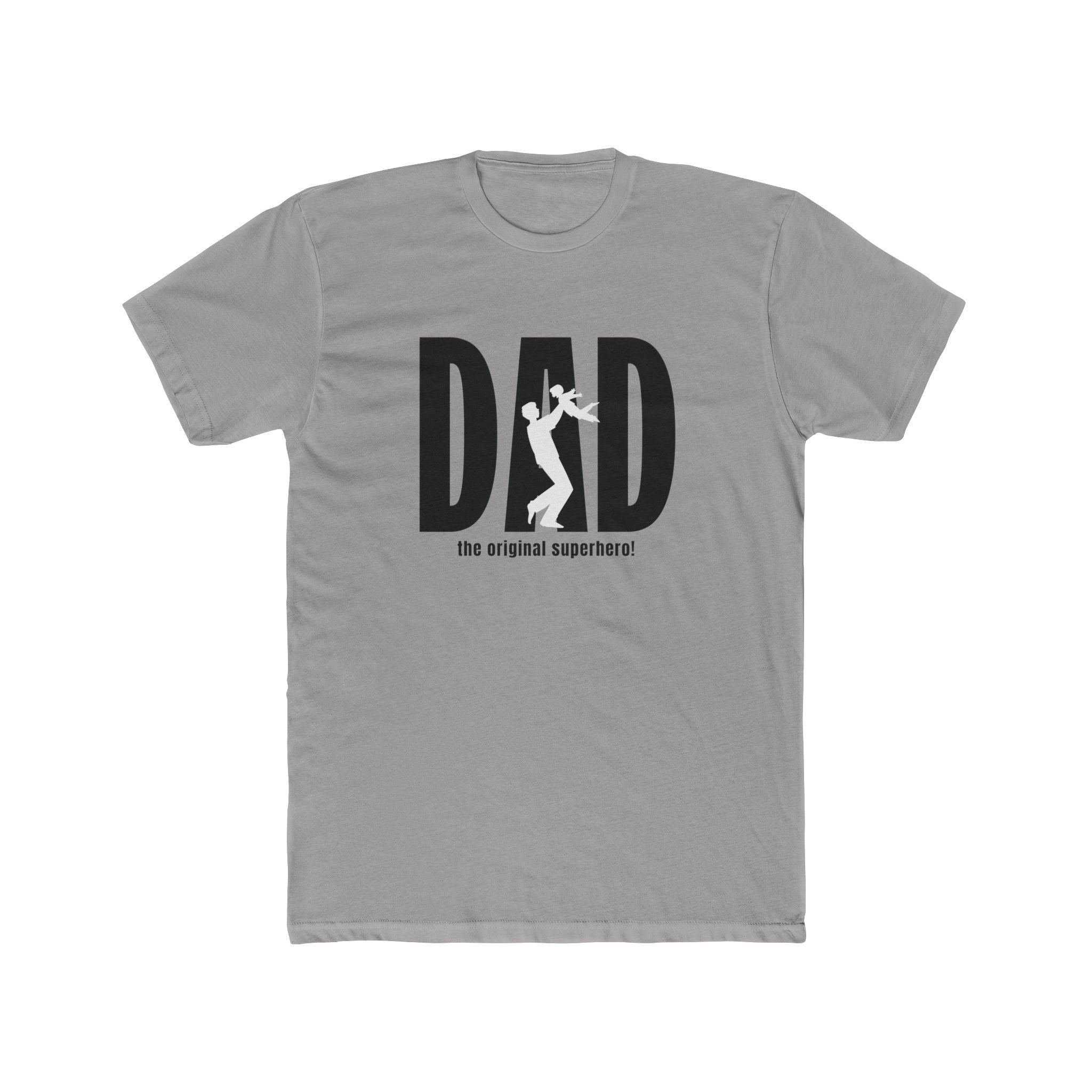 Dad Graphic T-Shirt - Dad The Original Super Hero | T-Shirt by atgodanddesigns