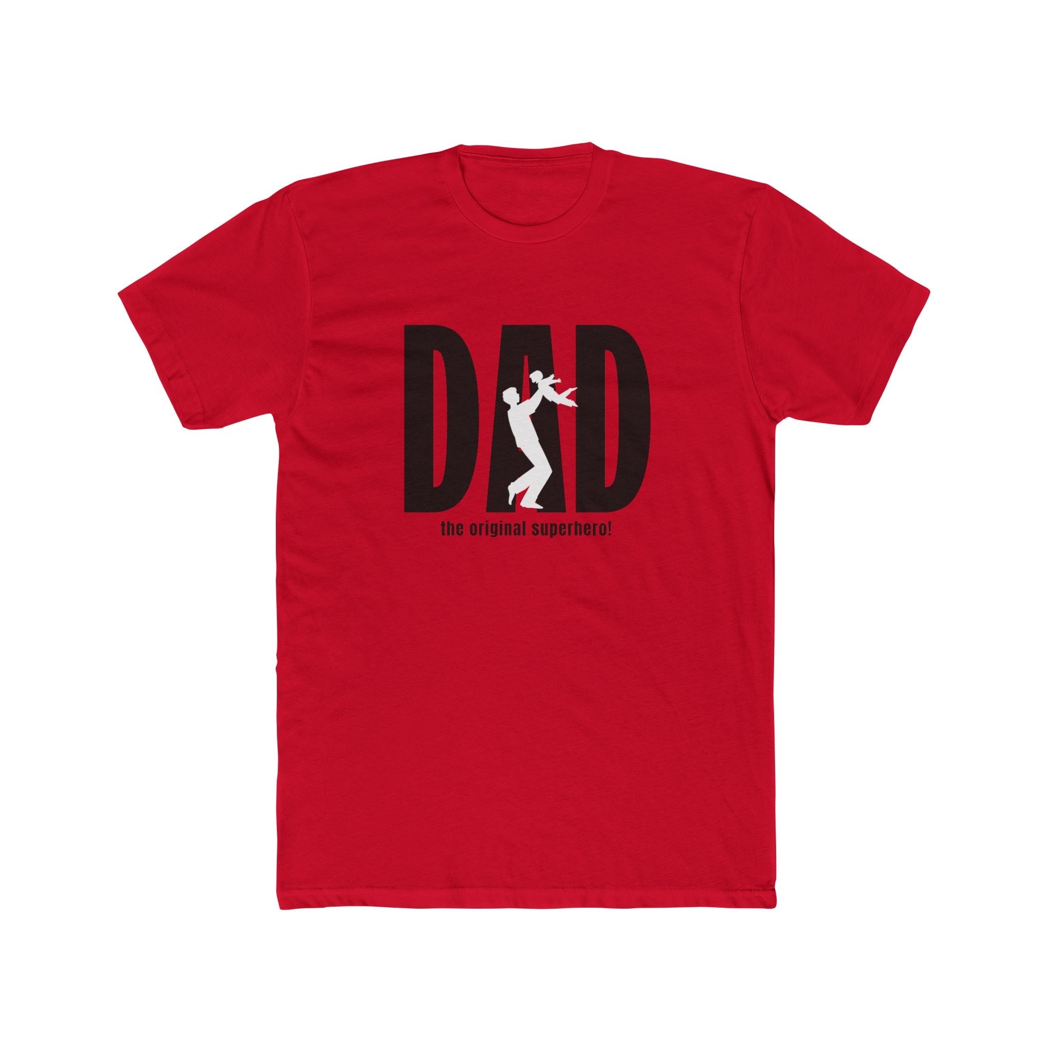 Dad Graphic T-Shirt - Dad The Original Super Hero | T-Shirt by atgodanddesigns