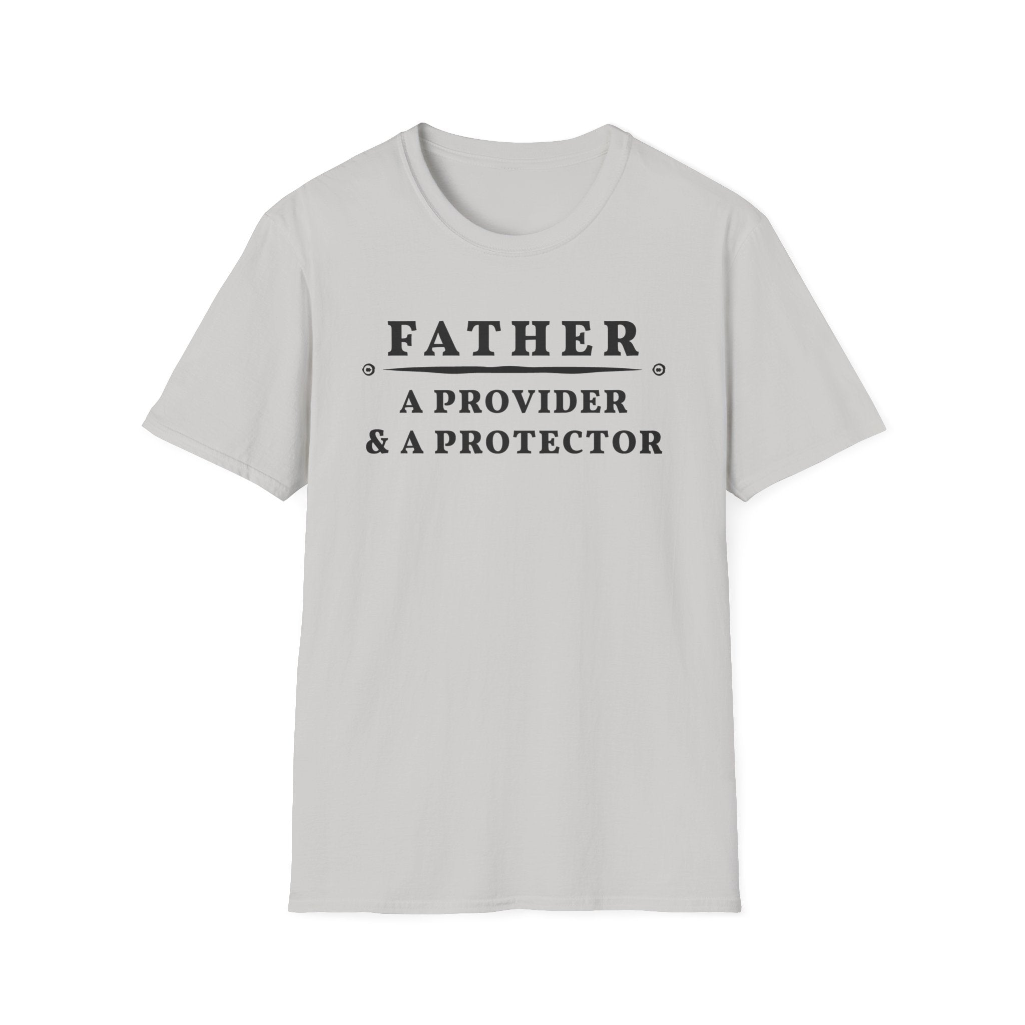 Dad Graphic T-Shirt - Father, Protector | T-Shirt by atgodanddesigns