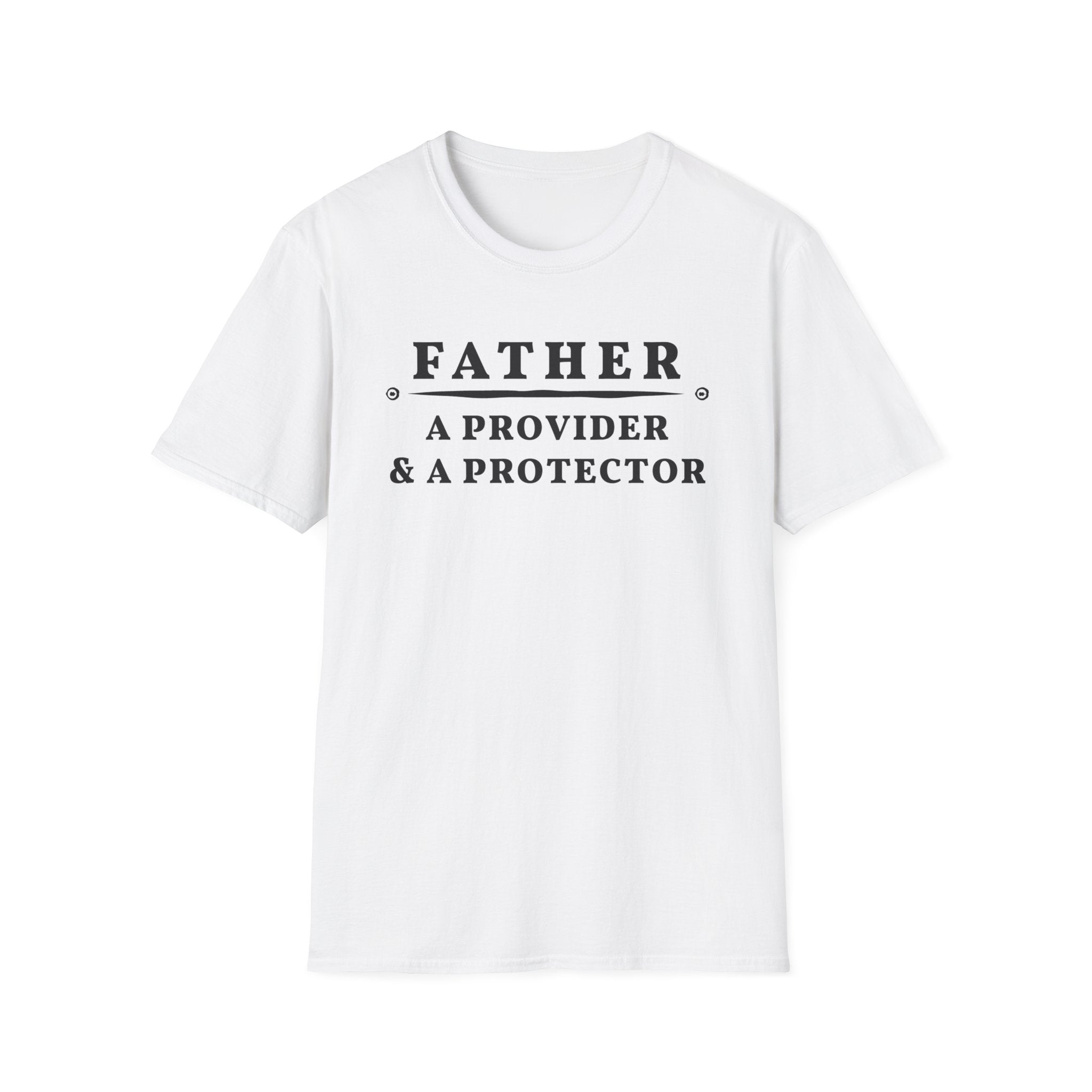Dad Graphic T-Shirt - Father, Protector | T-Shirt by atgodanddesigns