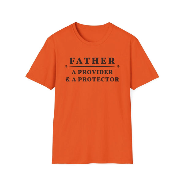 Dad Graphic T-Shirt - Father, Protector | T-Shirt by atgodanddesigns