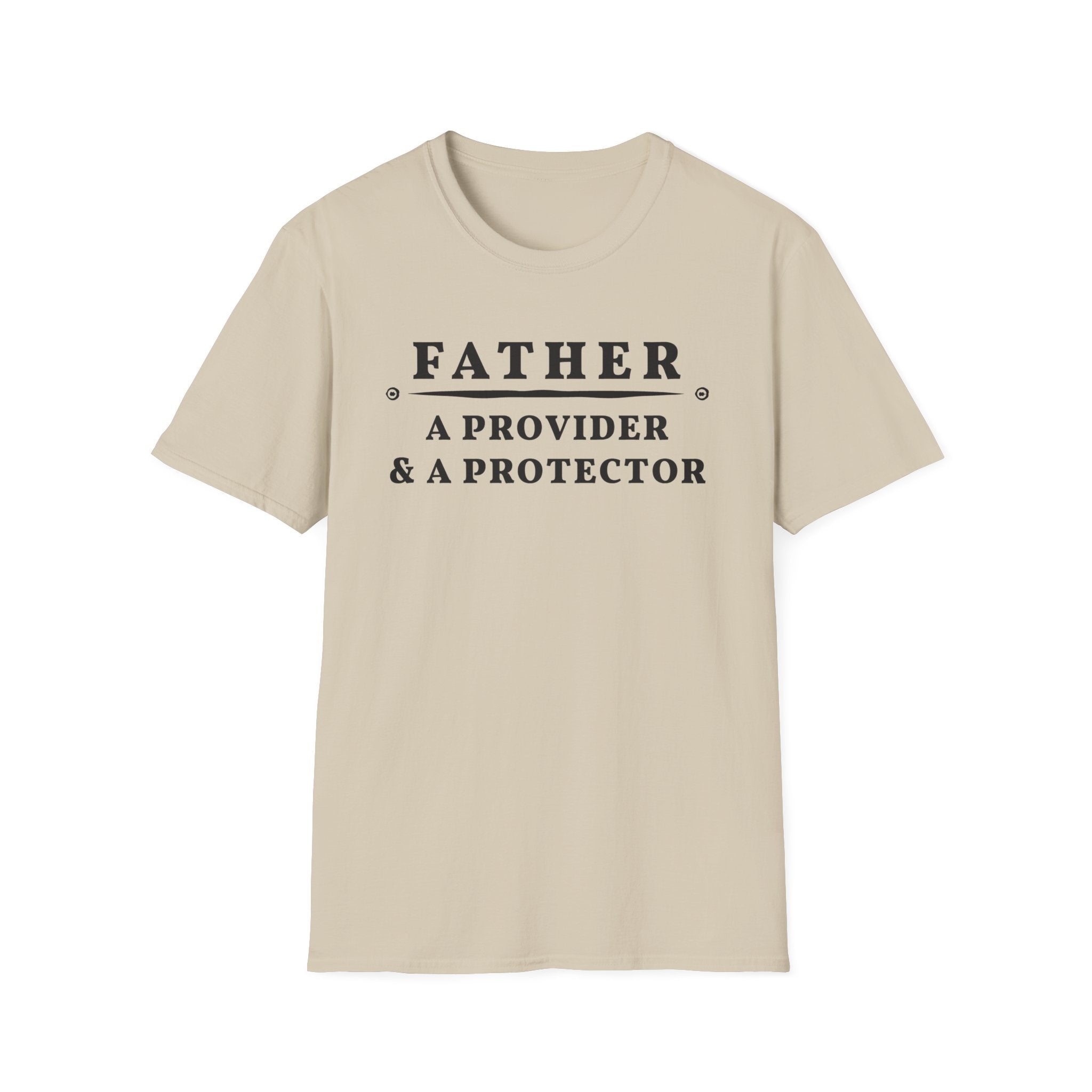 Dad Graphic T-Shirt - Father, Protector | T-Shirt by atgodanddesigns
