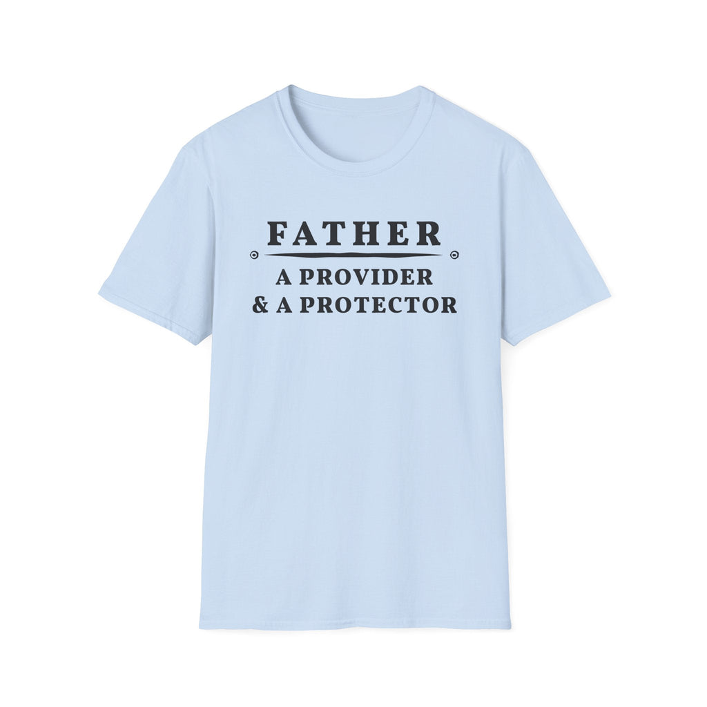 Dad Graphic T-Shirt - Father, Protector | T-Shirt by atgodanddesigns