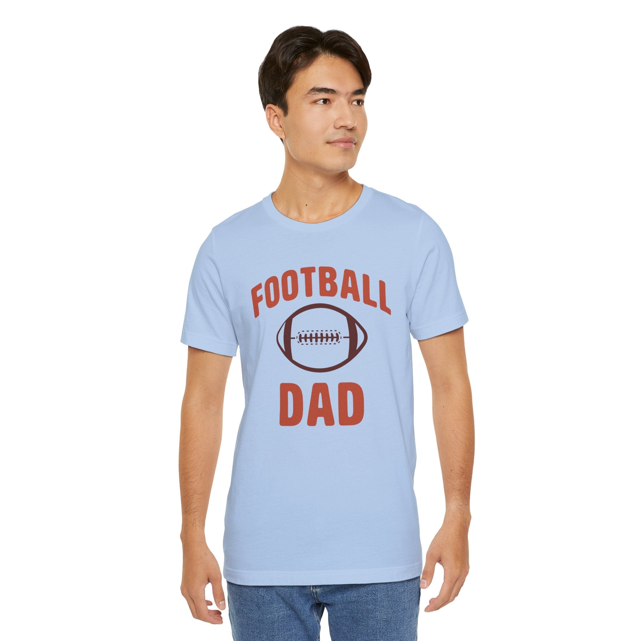 Dad Graphic T-Shirt - "Foot Ball Dad" | T-Shirt by atgodanddesigns