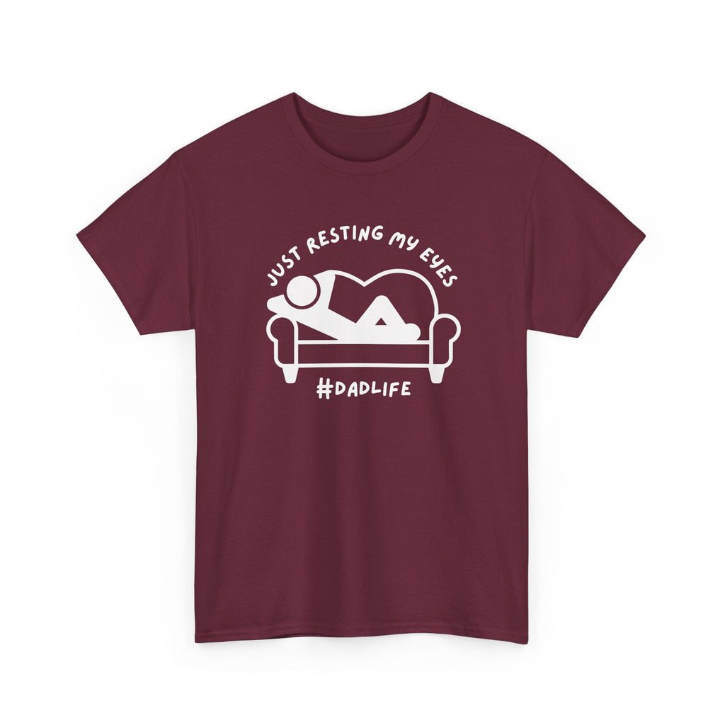 Dad Graphic T-Shirt - Just Resting My Eyes Dadlife | T-Shirt by atgodanddesigns