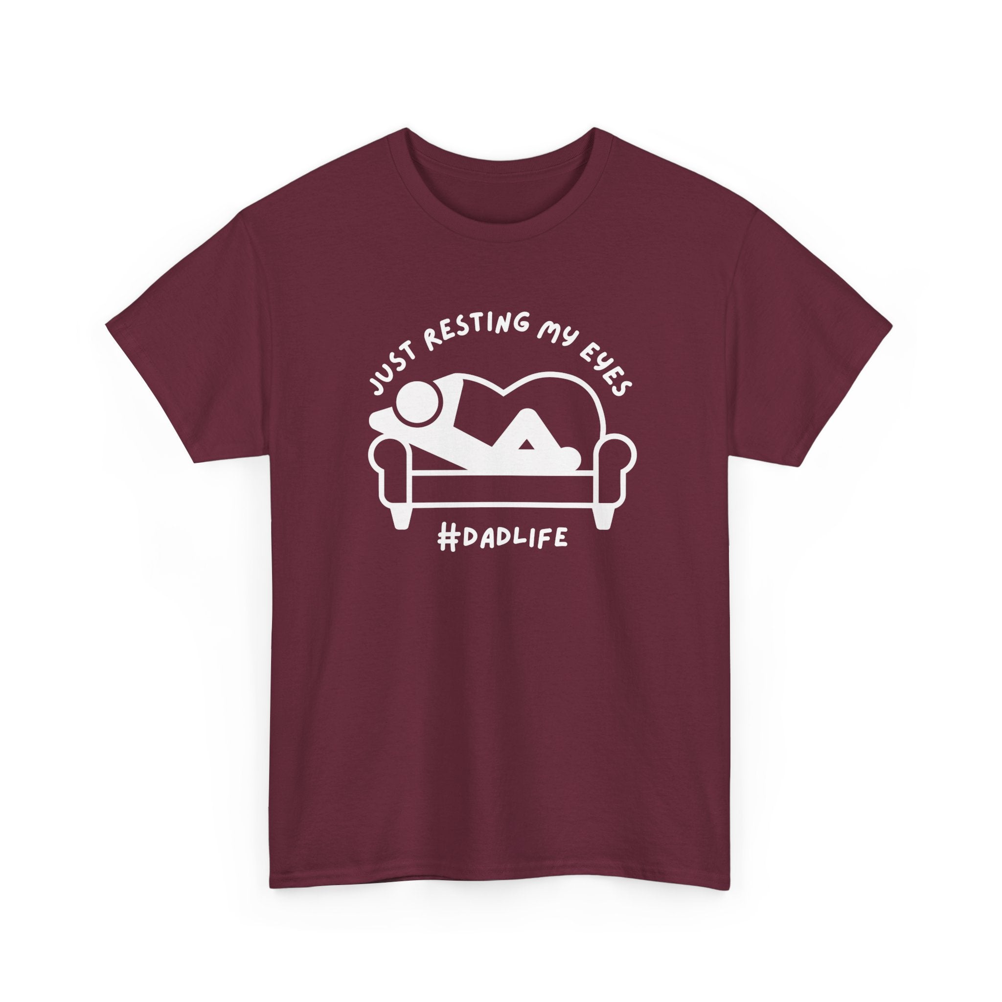Dad Graphic T-Shirt - Just Resting My Eyes Dadlife | T-Shirt by atgodanddesigns