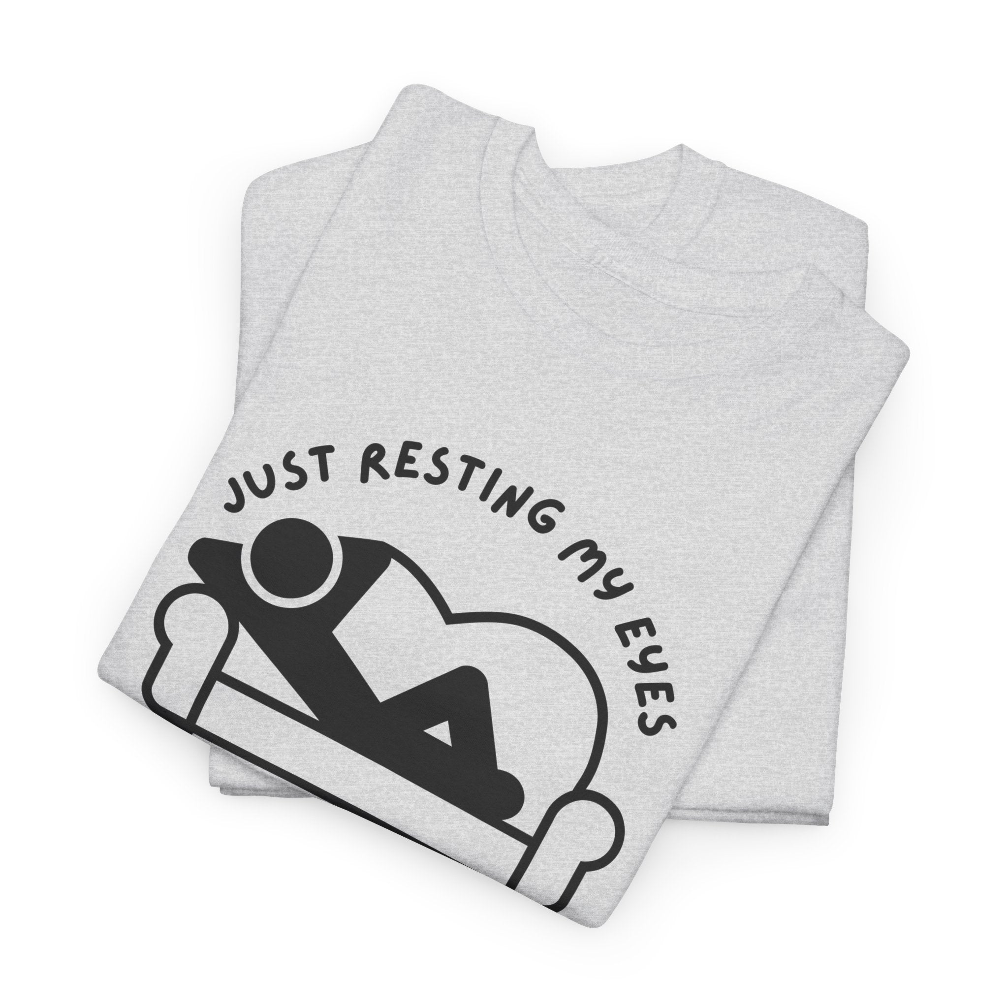 Dad Graphic T-Shirt - Just Resting My Eyes Dadlife | T-Shirt by atgodanddesigns