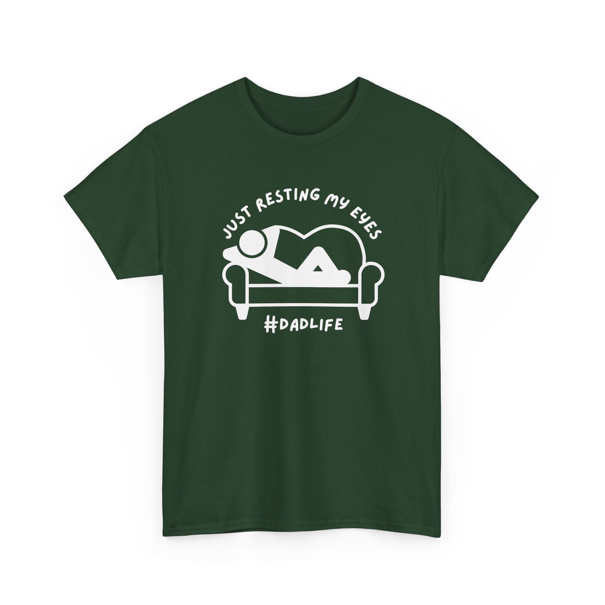 Dad Graphic T-Shirt - Just Resting My Eyes Dadlife | T-Shirt by atgodanddesigns