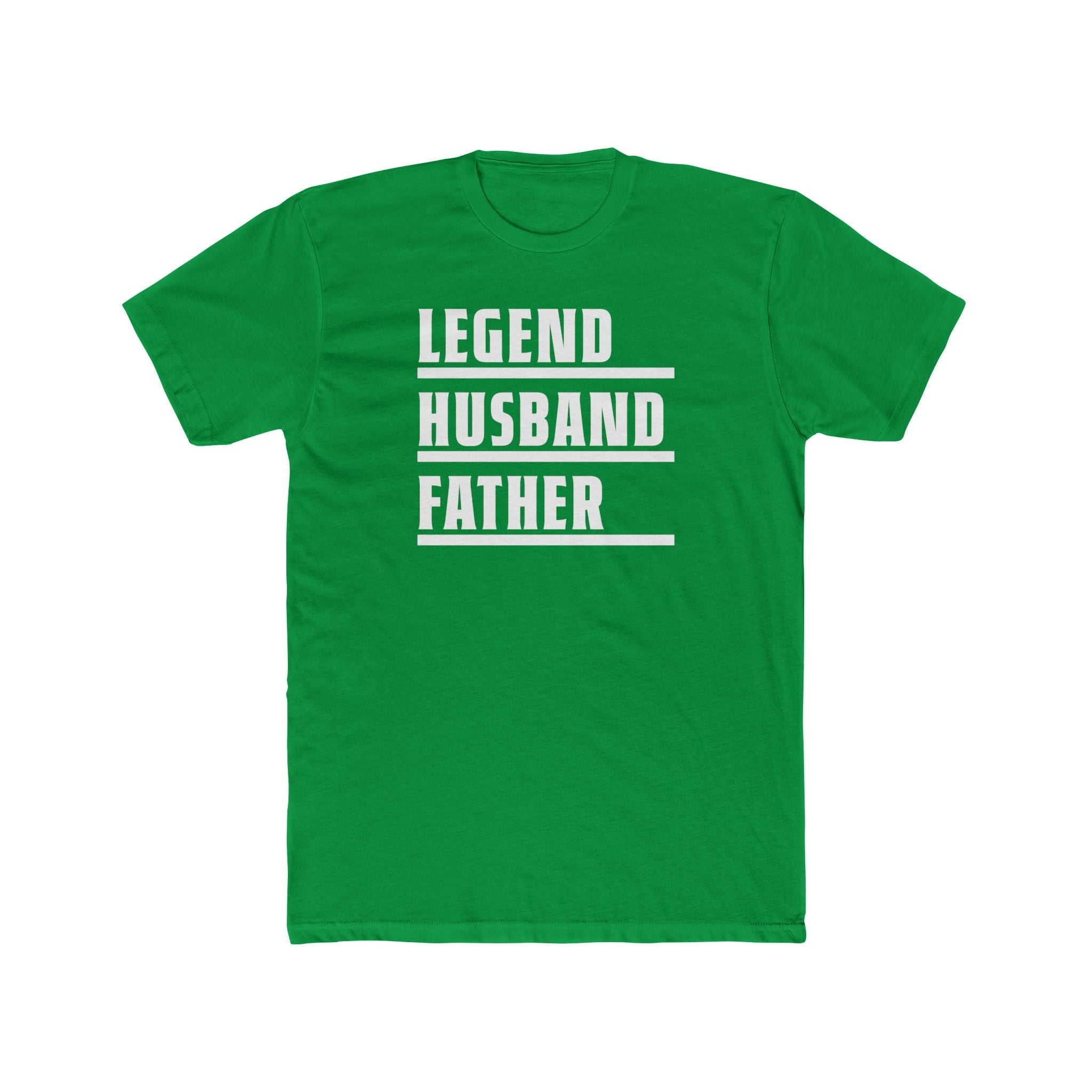 Dad Graphic T-Shirt - Legend, Husband, Father | T-Shirt by atgodanddesigns