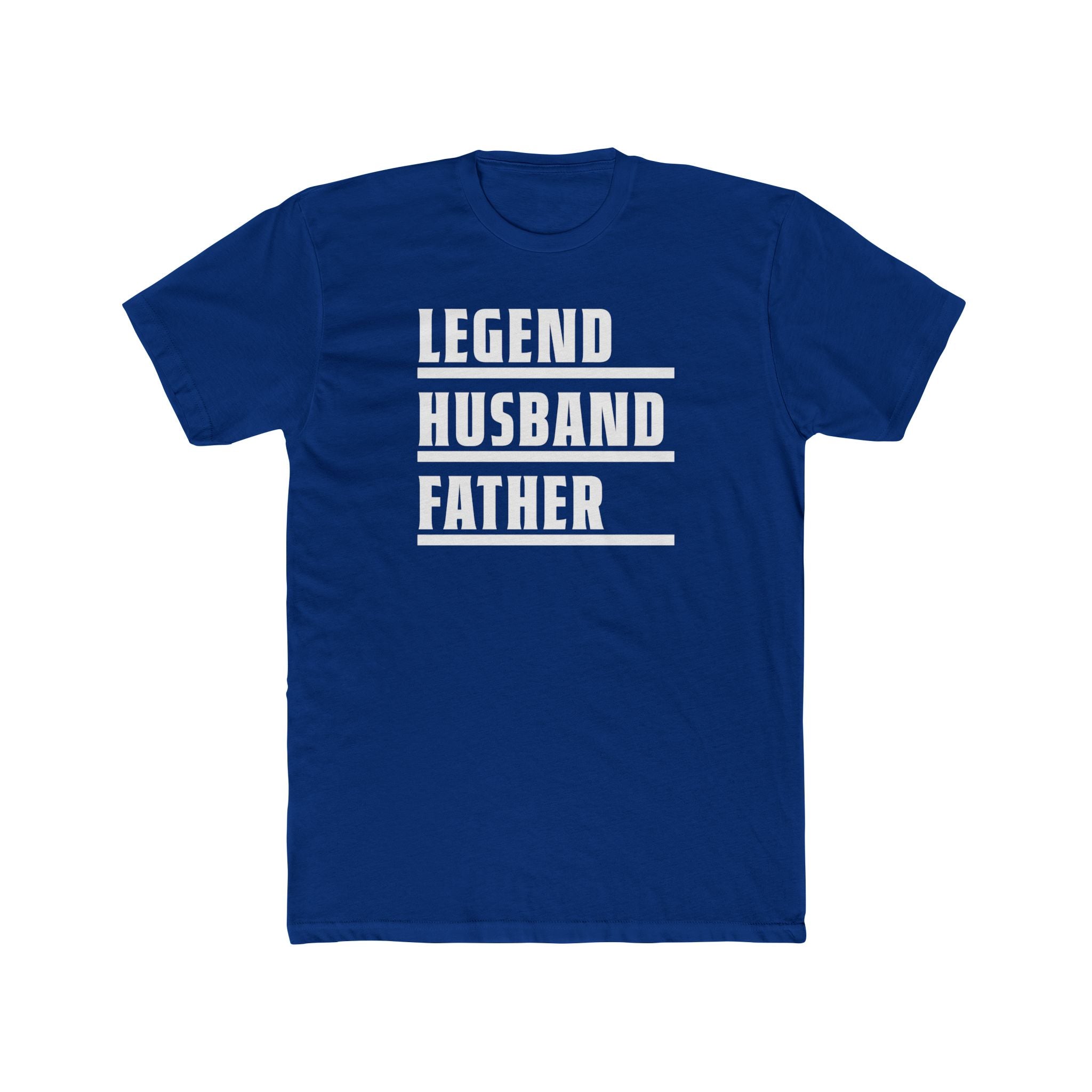 Dad Graphic T-Shirt - Legend, Husband, Father | T-Shirt by atgodanddesigns