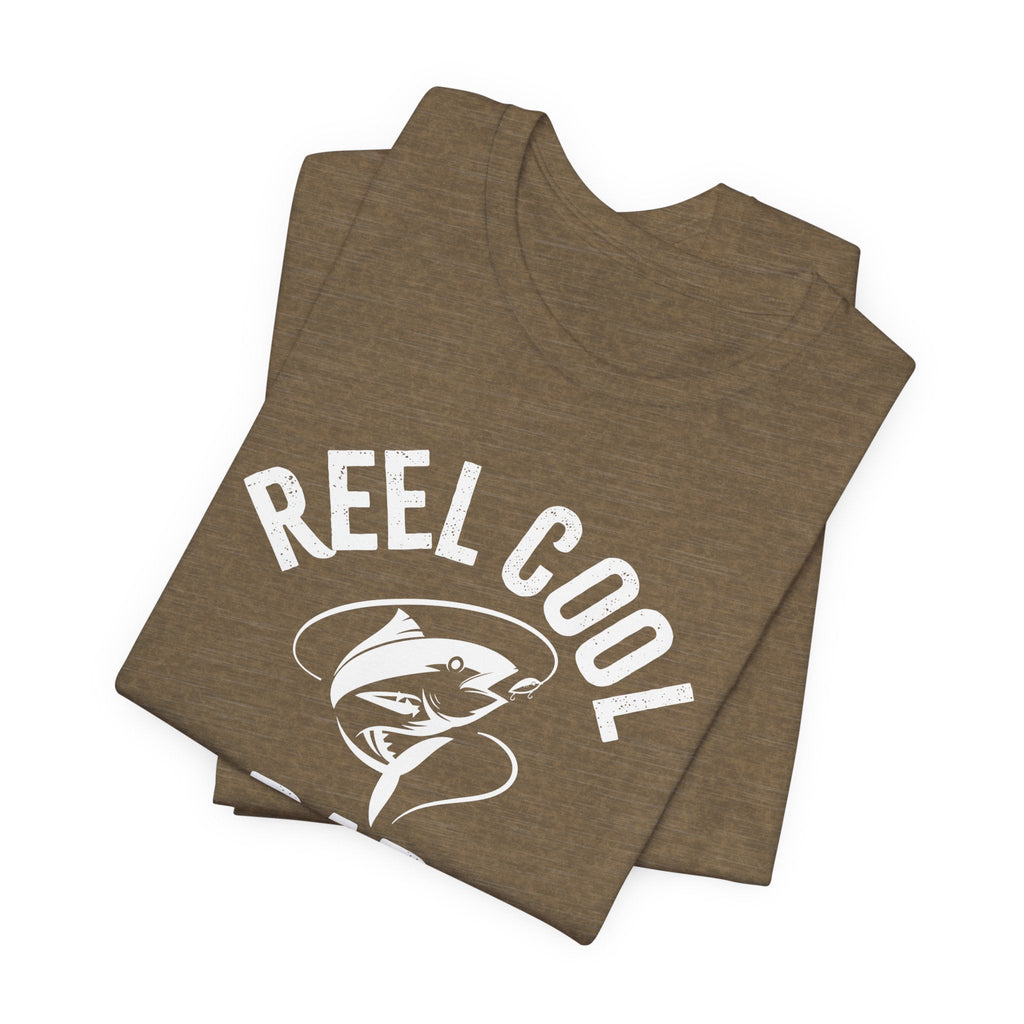 Dad Graphic T-Shirt - Reel Cool Dad | T-Shirt by atgodanddesigns