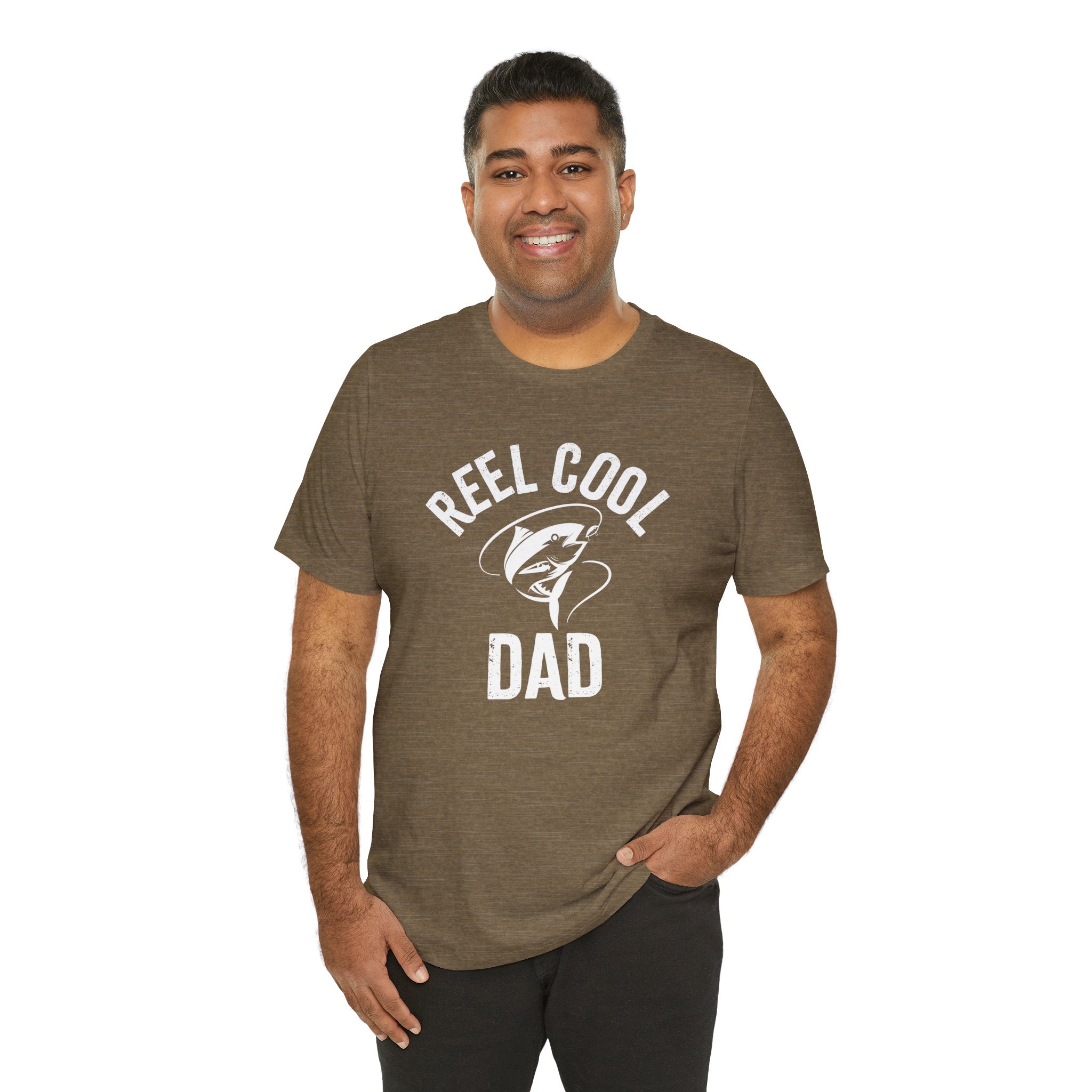 Dad Graphic T-Shirt - Reel Cool Dad | T-Shirt by atgodanddesigns