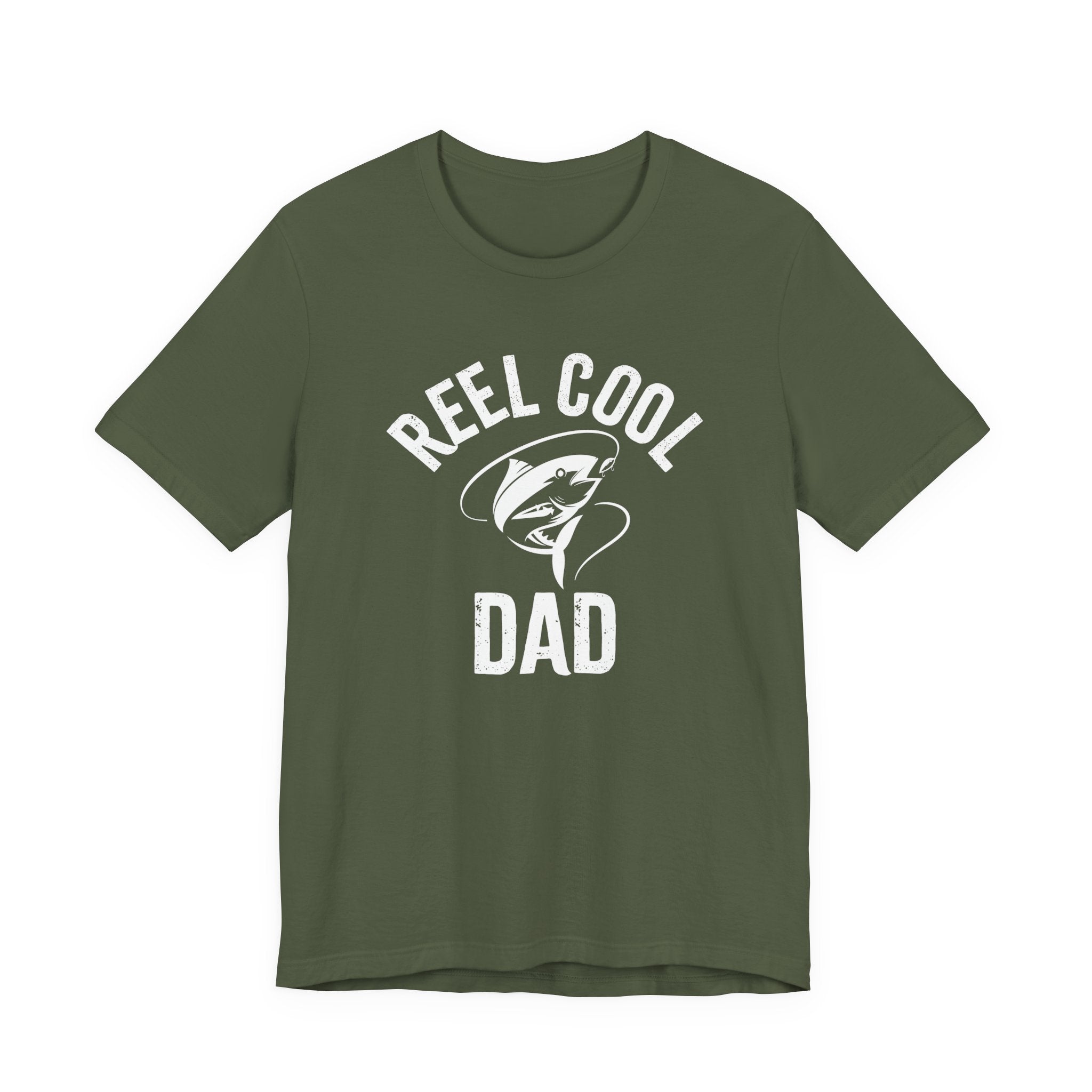 Dad Graphic T-Shirt - Reel Cool Dad | T-Shirt by atgodanddesigns