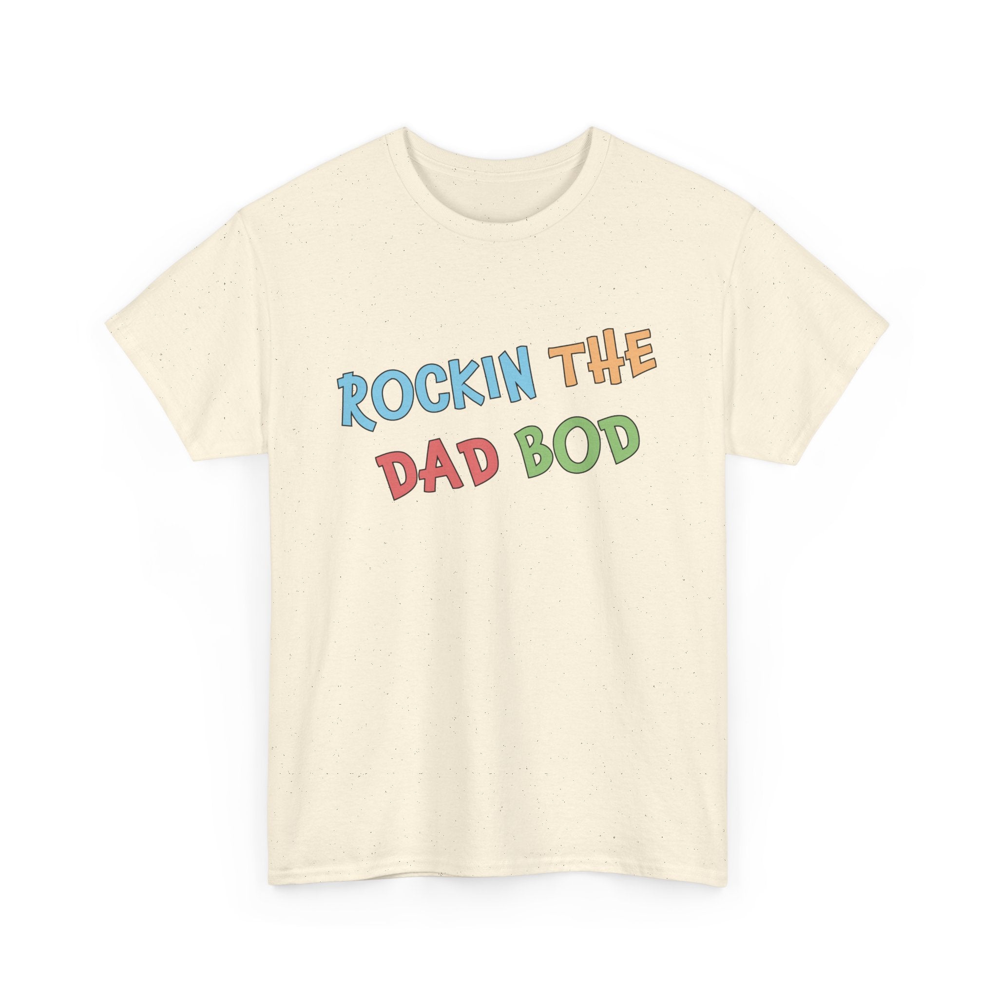Dad Graphic T-Shirt - Rockin The Dad Bod | T-Shirt by atgodanddesigns