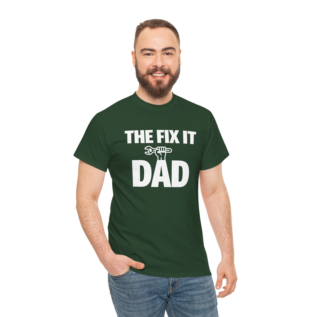 Dad Graphic T-Shirt - The Fix It Dad | T-Shirt by atgodanddesigns