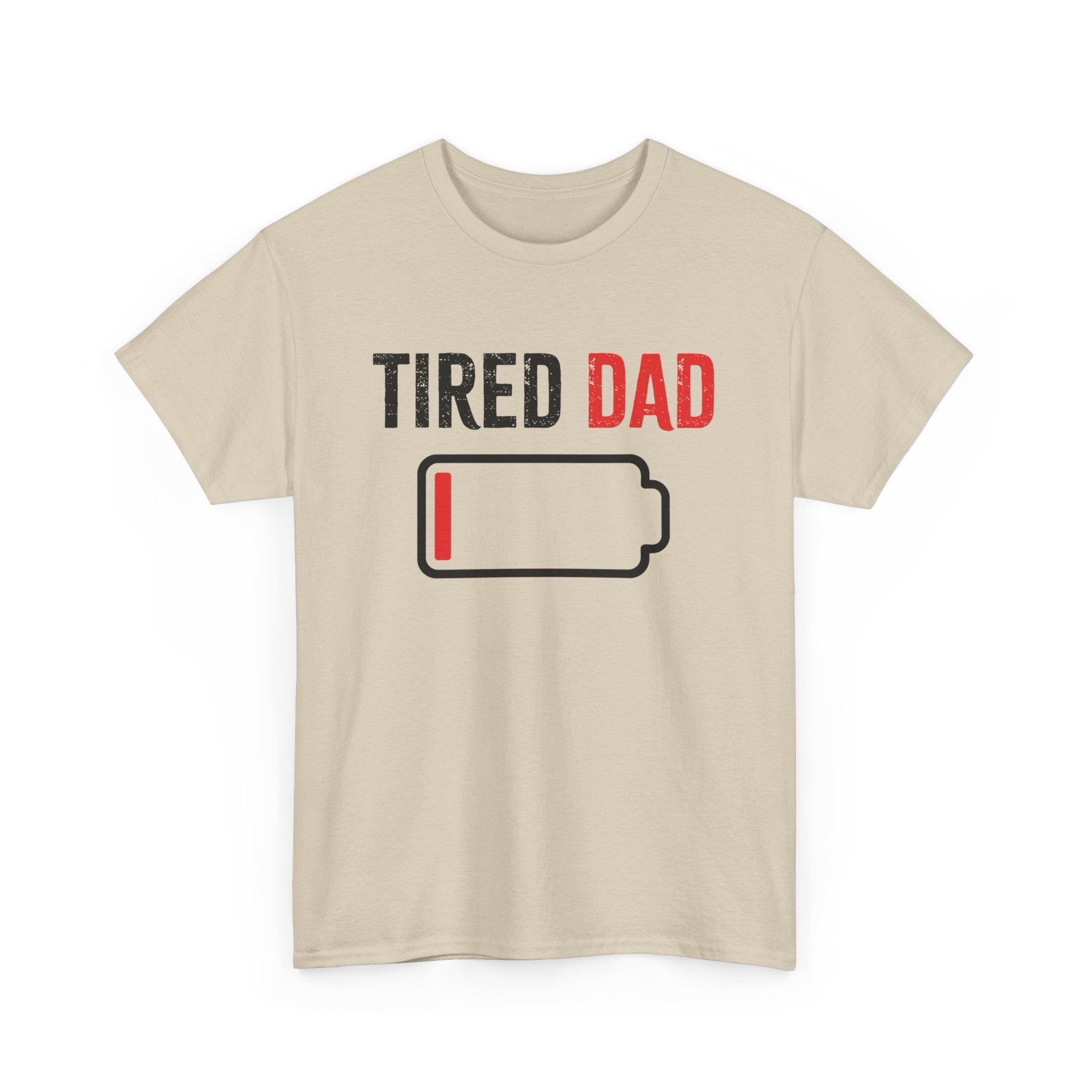 Dad Graphic T-Shirt - Tired Dad | T-Shirt by atgodanddesigns