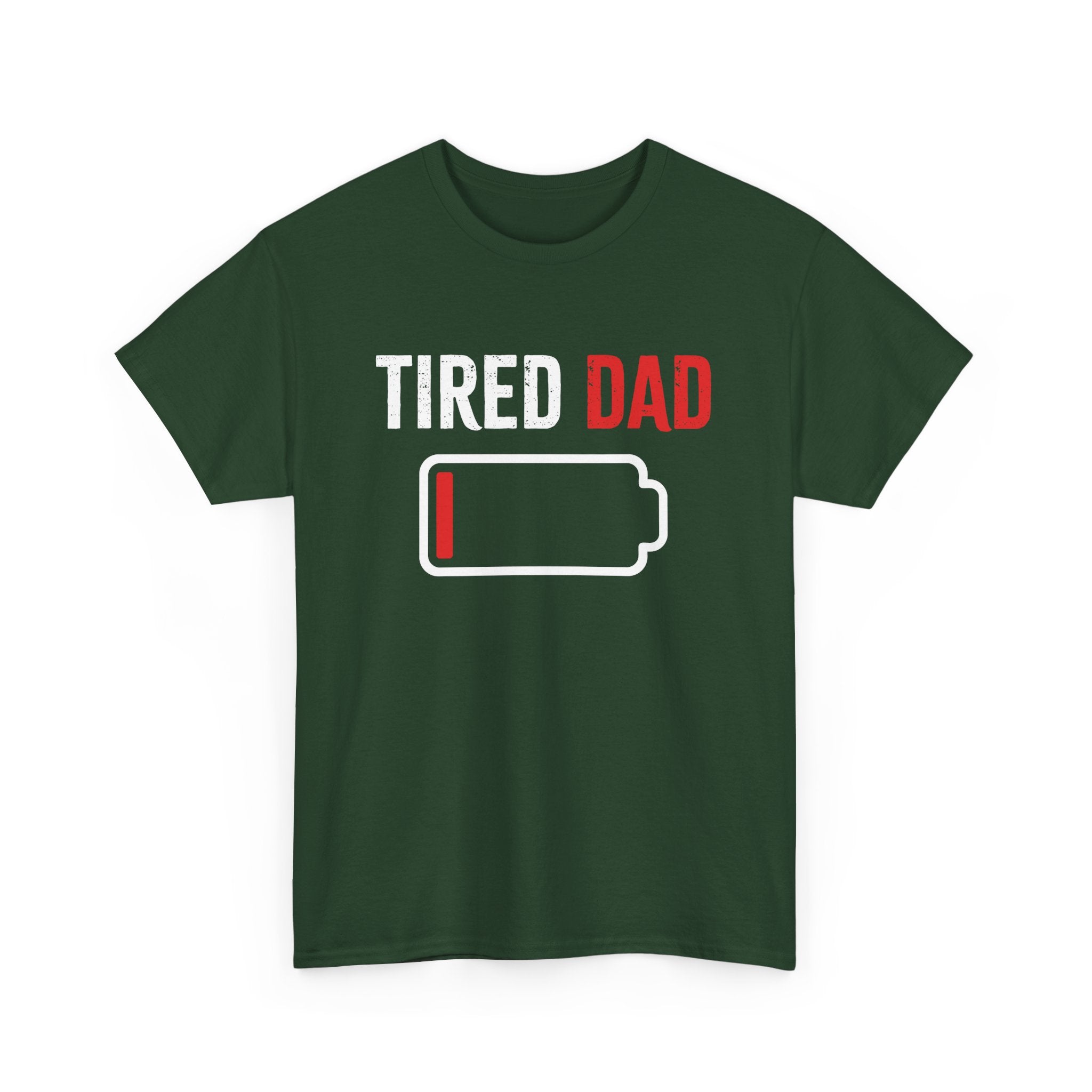 Dad Graphic T-Shirt - Tired Dad | T-Shirt by atgodanddesigns