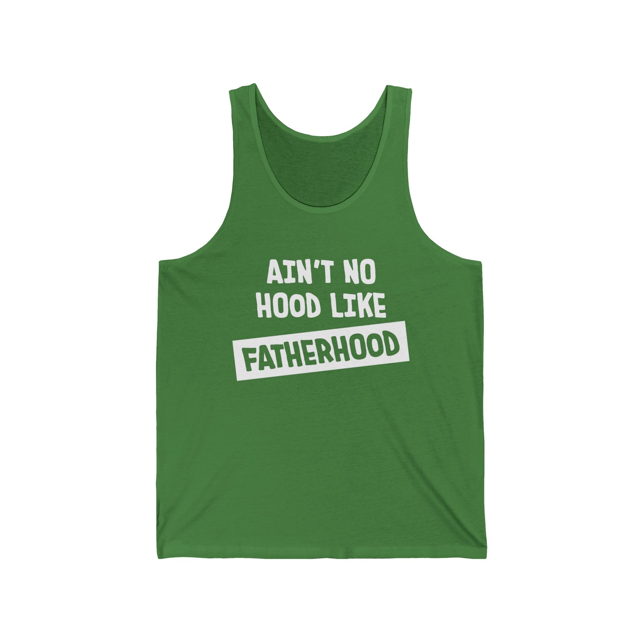 Dad Graphic Tank - Ain't No Hood Like Fatherhood | Tank Top by atgodanddesigns
