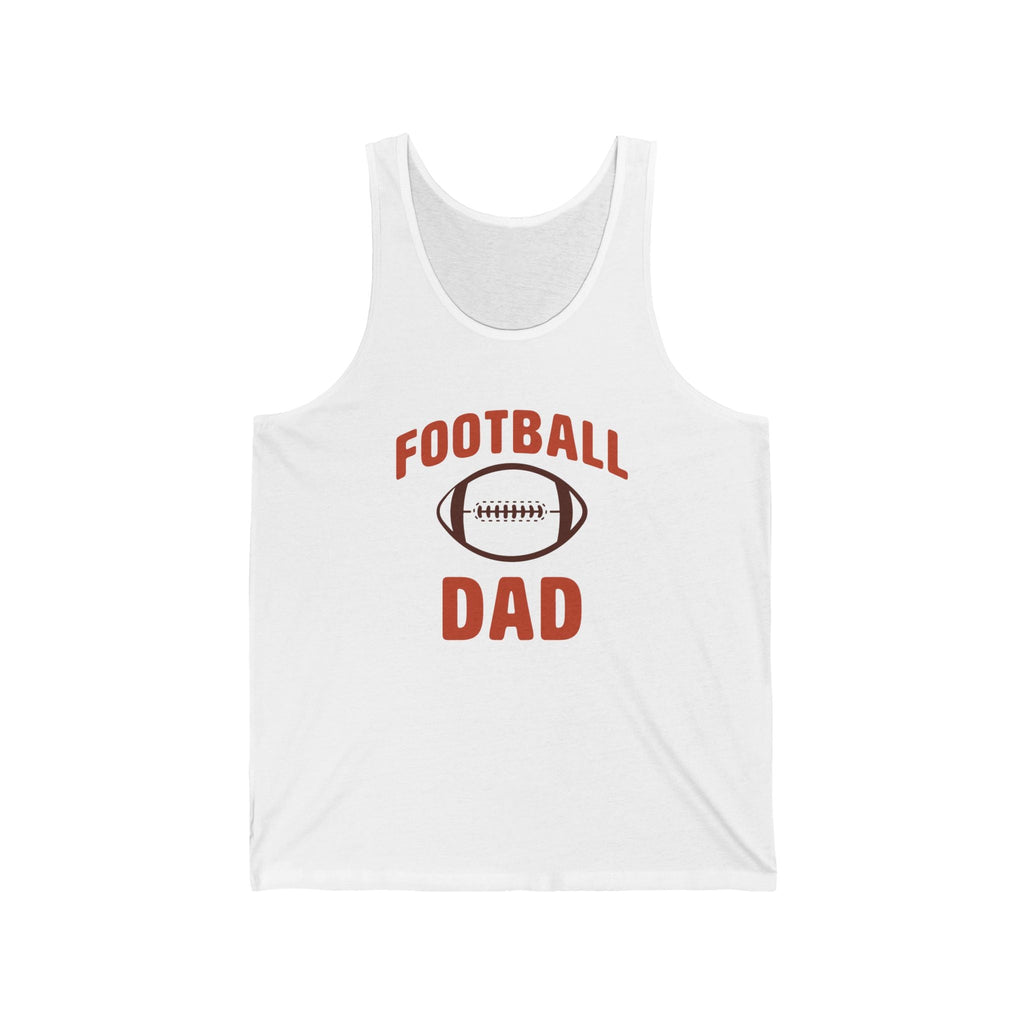 Dad Graphic Tank - Football Dad | Tank Top by atgodanddesigns