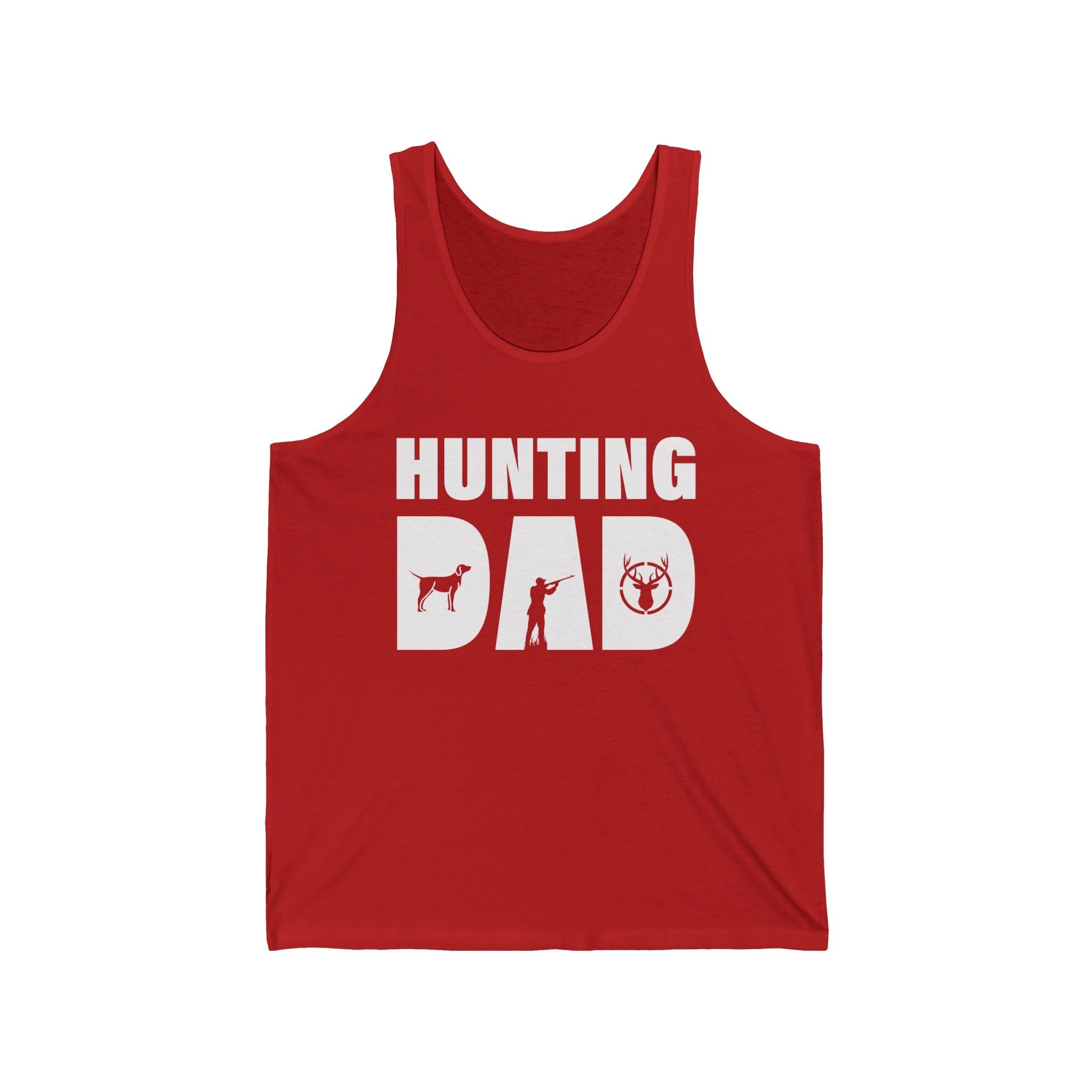 Dad Graphic Tank - Hunting Dad | Tank Top by atgodanddesigns