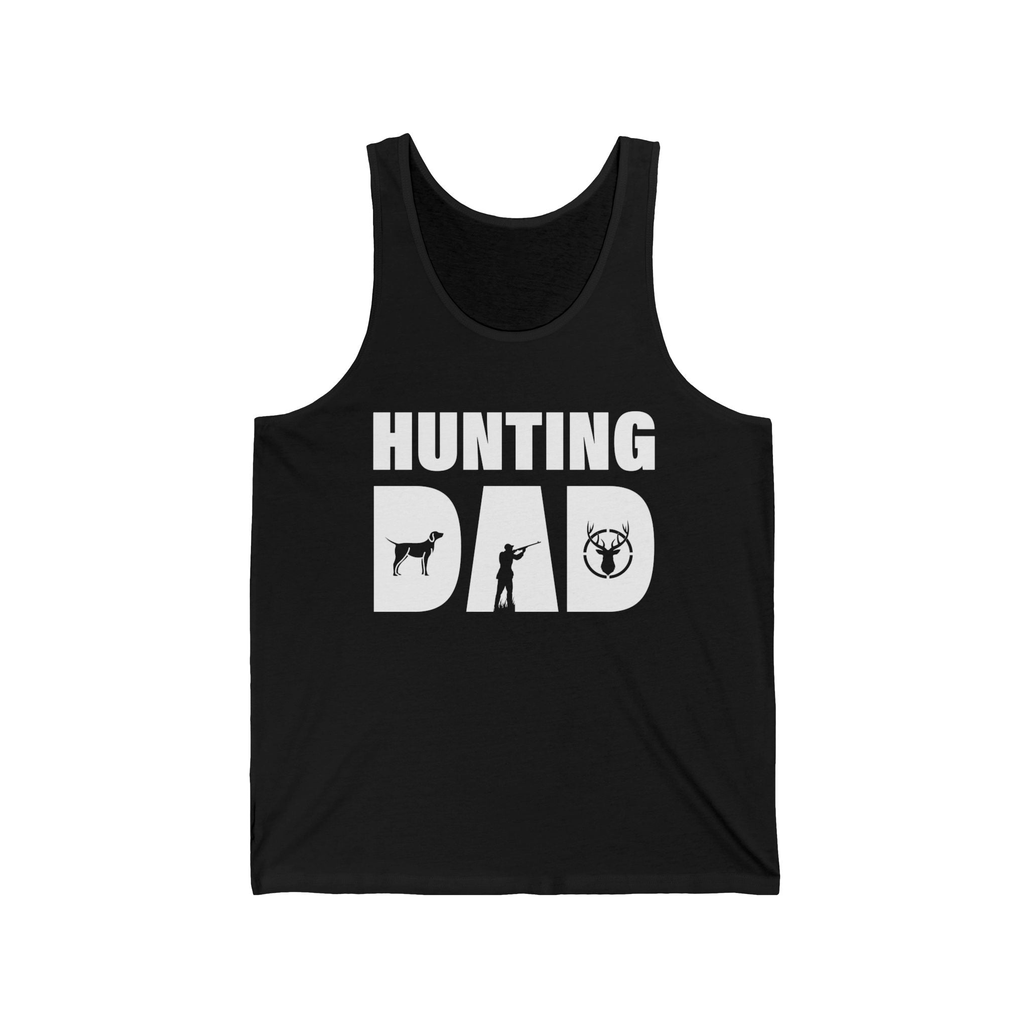 Dad Graphic Tank - Hunting Dad | Tank Top by atgodanddesigns