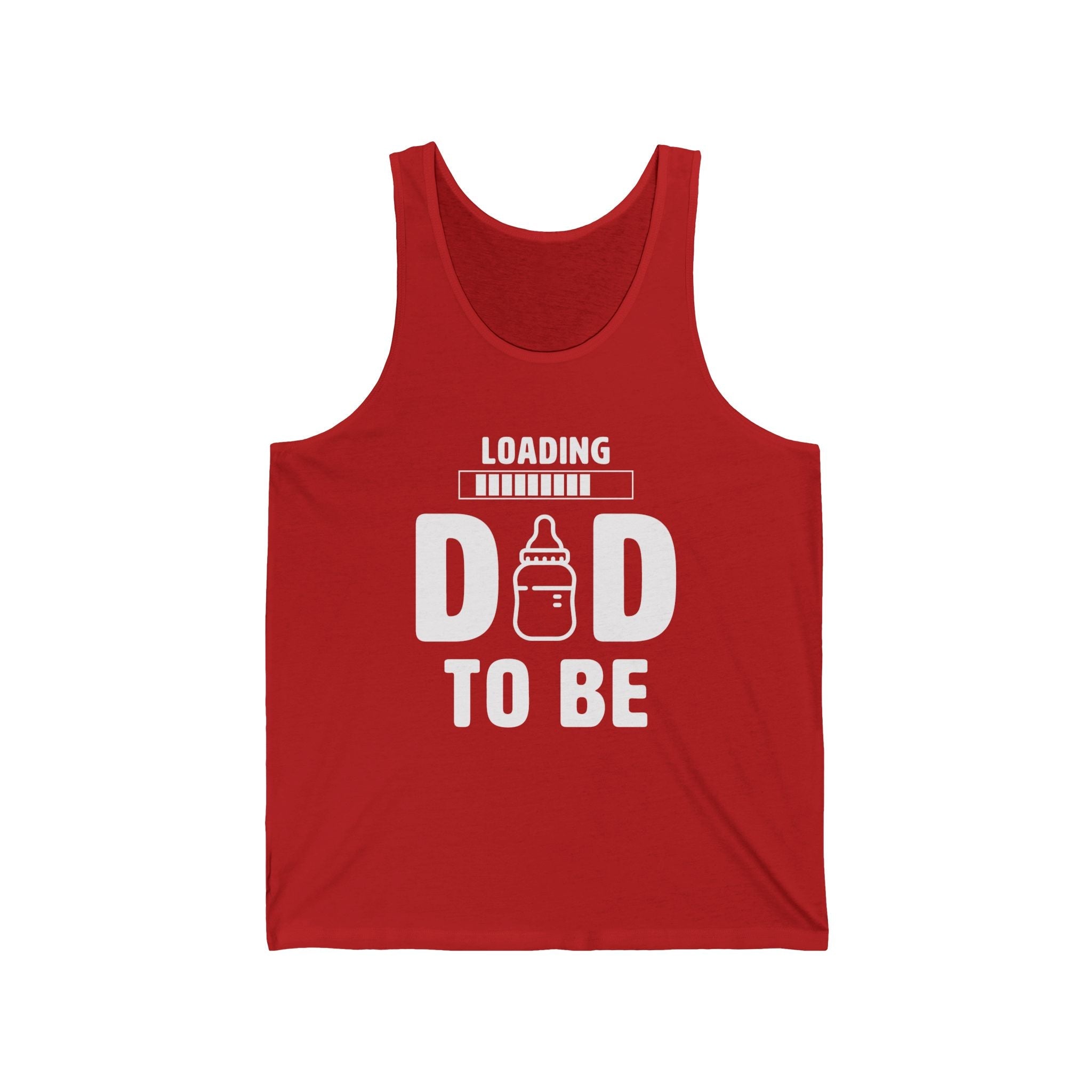 Dad Graphic Tank - Loading Dad To Be | Tank Top by atgodanddesigns