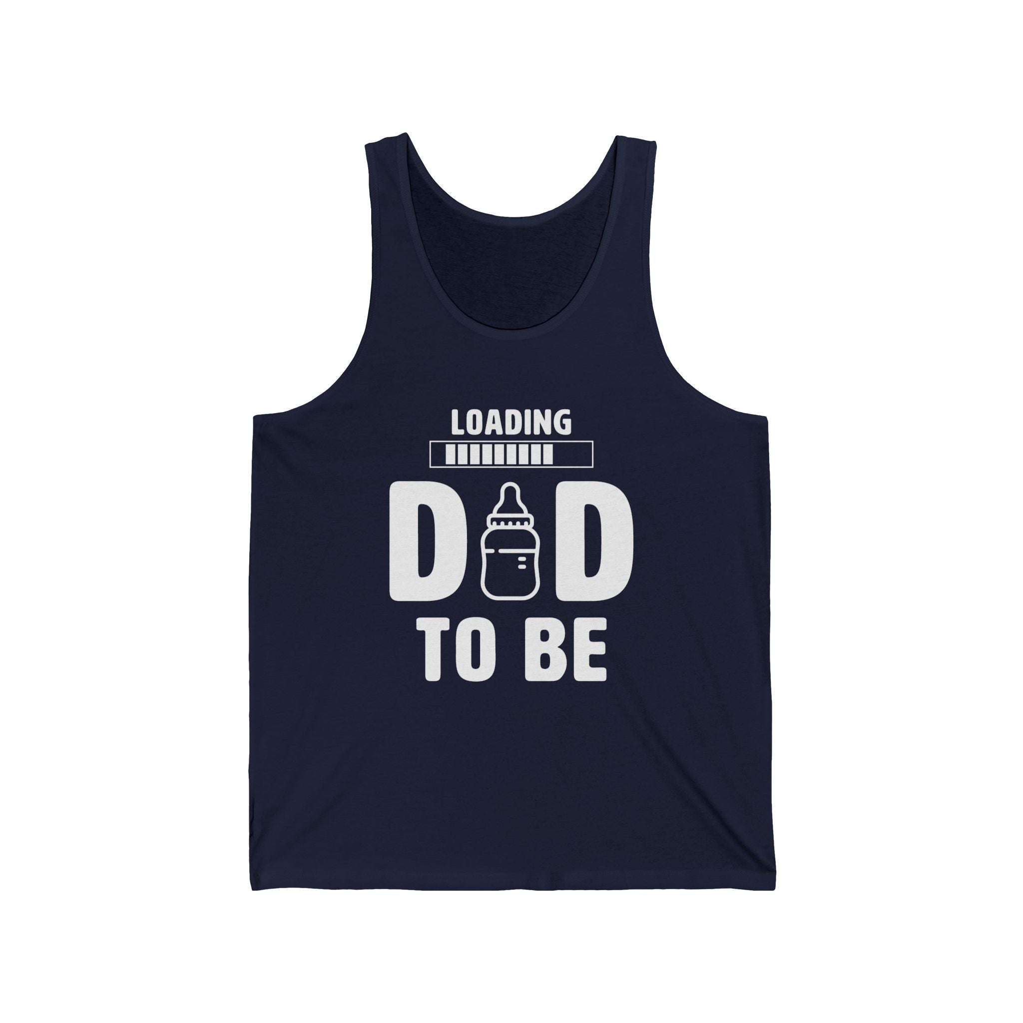 Dad Graphic Tank - Loading Dad To Be | Tank Top by atgodanddesigns