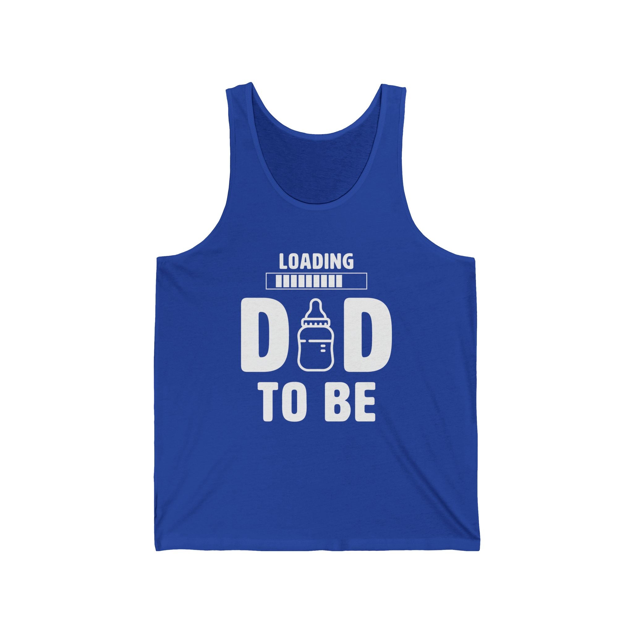 Dad Graphic Tank - Loading Dad To Be | Tank Top by atgodanddesigns